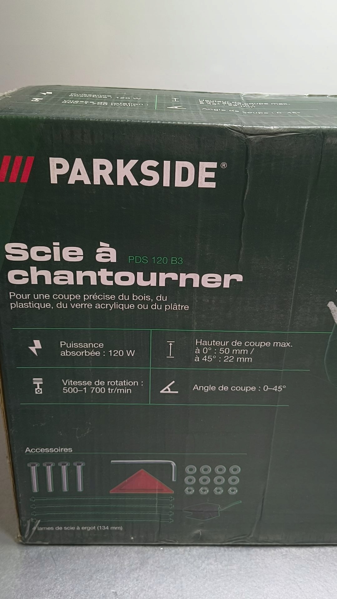 Parkside wyrzynarka włosowa stołowa PDS 120 B3 134 mm x 50 mm 120 W — zdjęcie 5