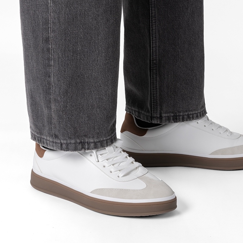 BRUNO MARC buty męskie sneakersy białe casual rozmiar 46 — zdjęcie 7