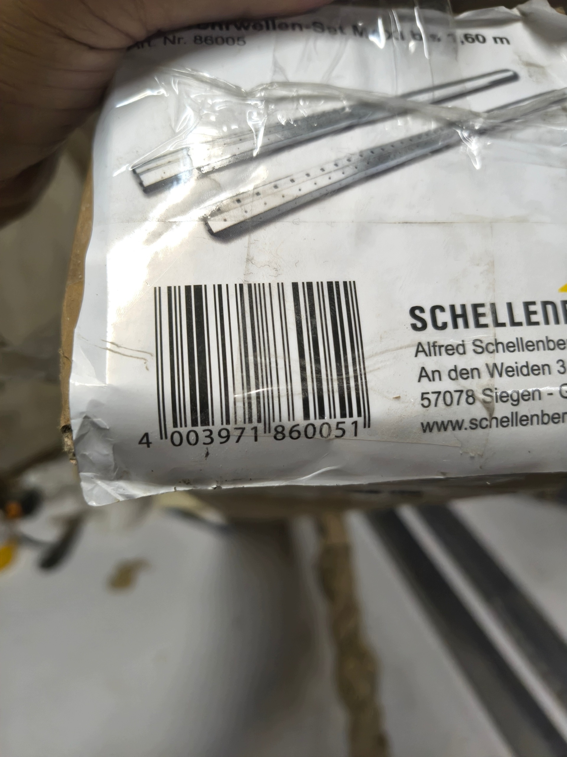 Schellenberg 86005 wałek ośmiokątny do rolet MAXI do 160 cm Ø60 mm — zdjęcie 4