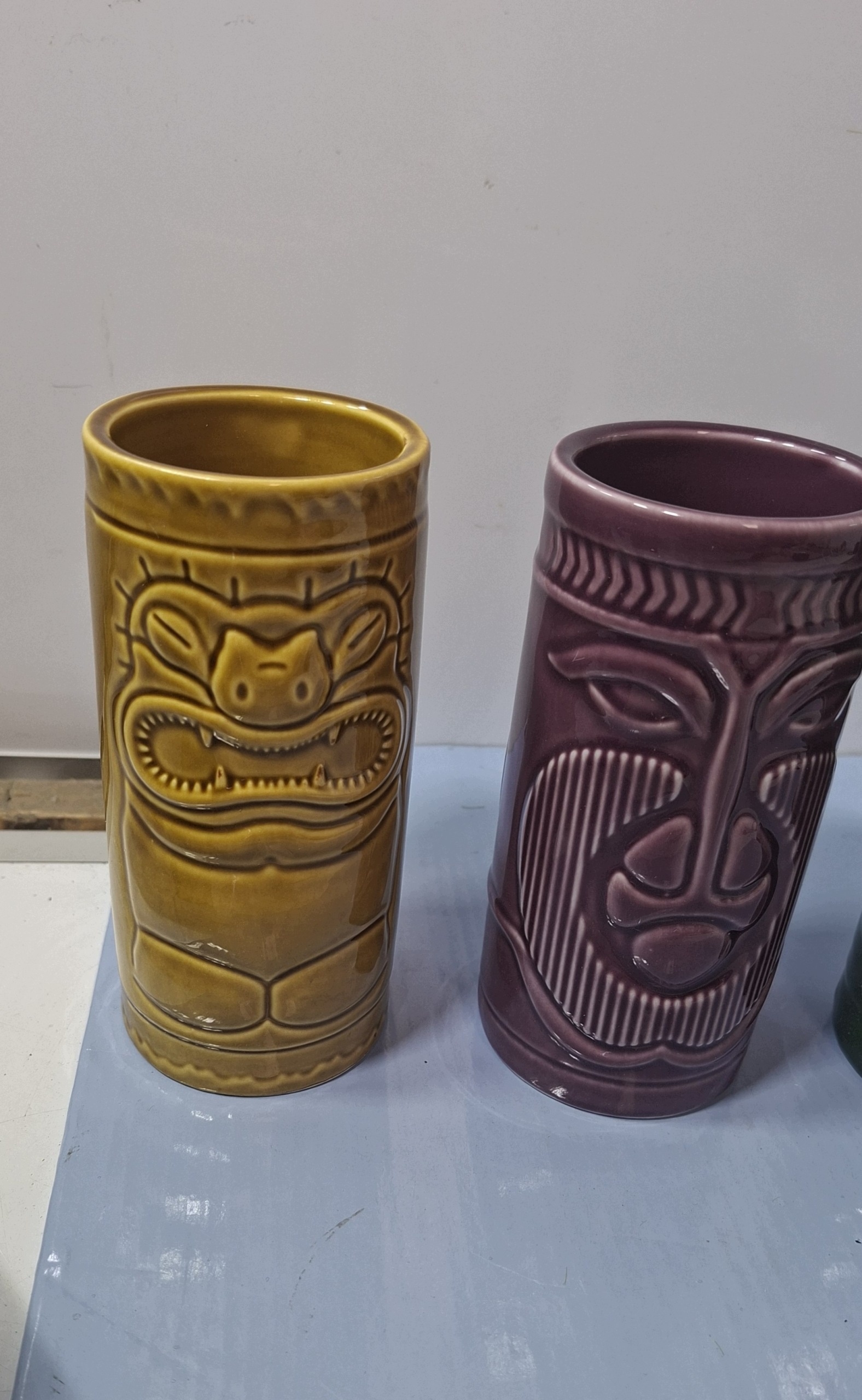 Mikamax Tiki Mugs zestaw 4 kubków ceramicznych do drinków 320 ml — zdjęcie 7