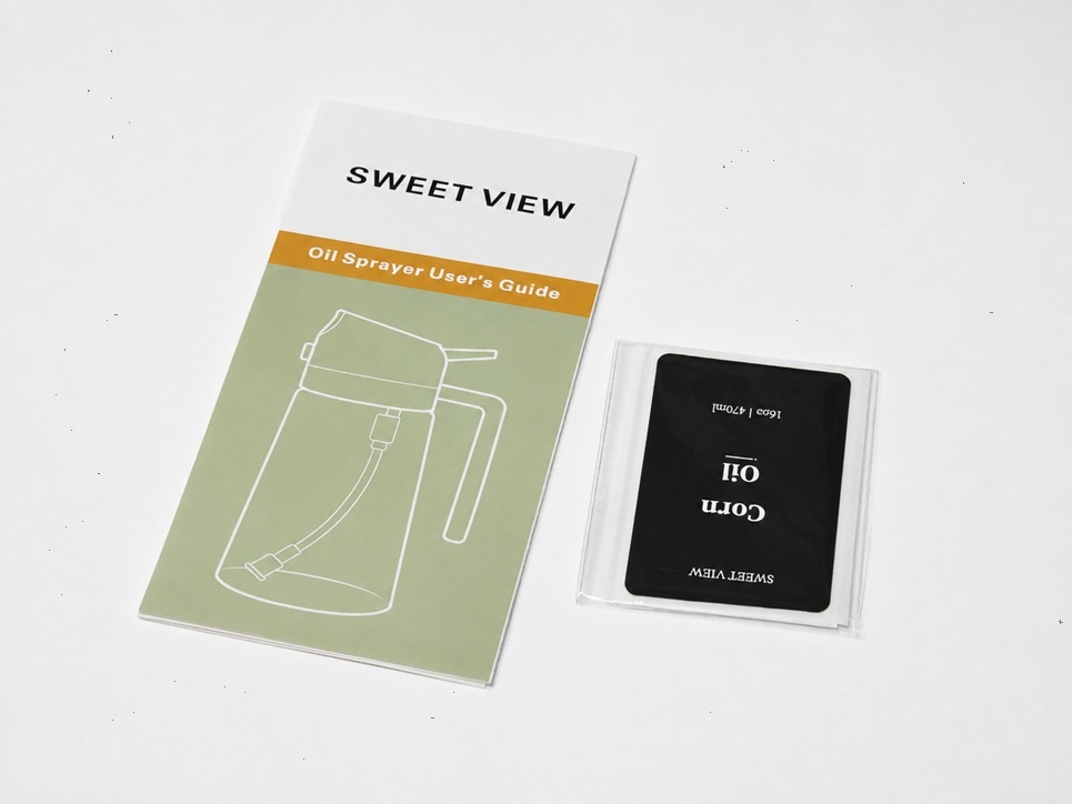 Dozownik i spryskiwacz do oliwy 2w1 SWEET VIEW 470 ml szklany — zdjęcie 6