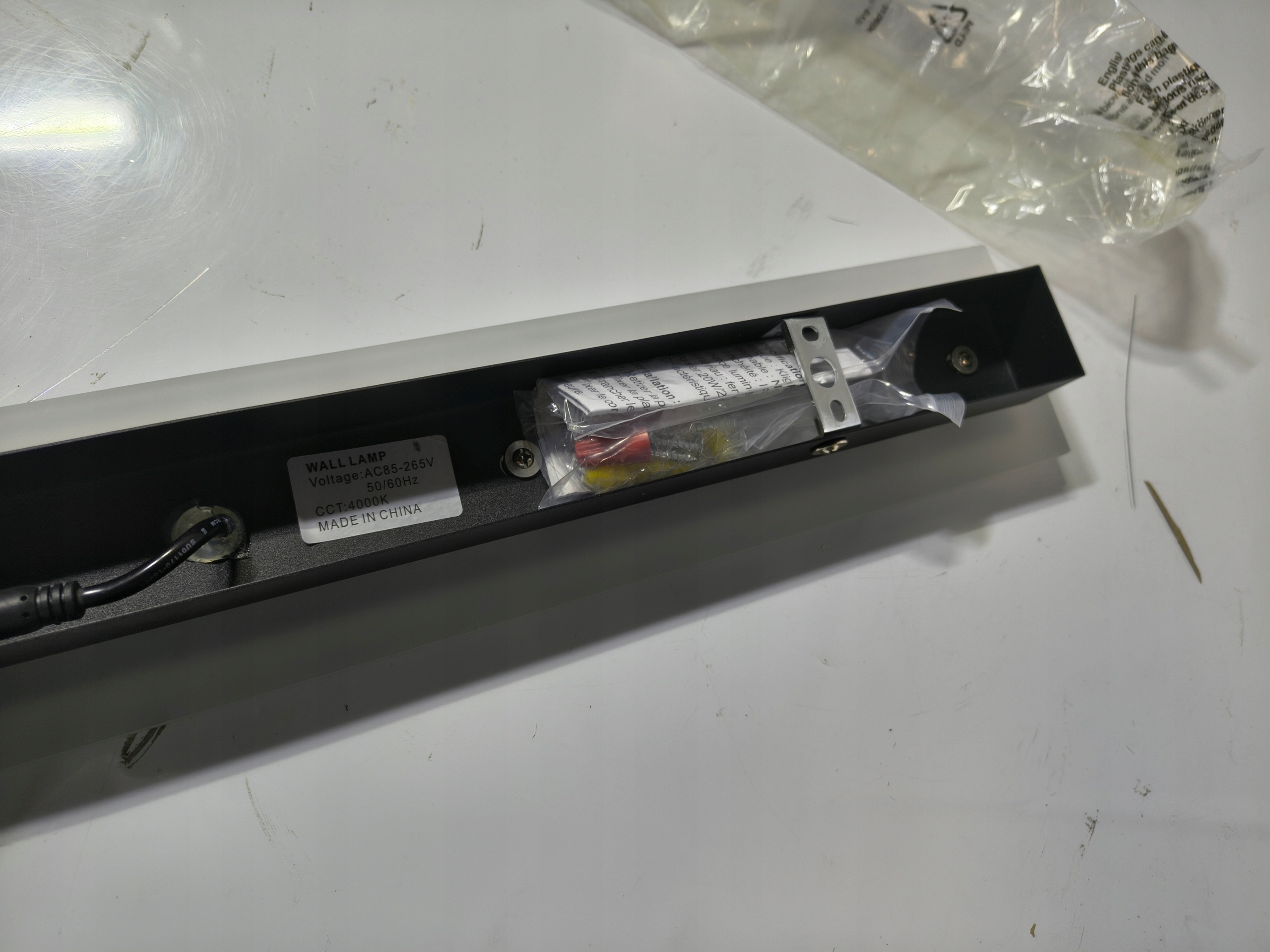 Lampa ścienna LED 40 cm Klighten Nowoczesna 20W 4000K IP65 — zdjęcie 5
