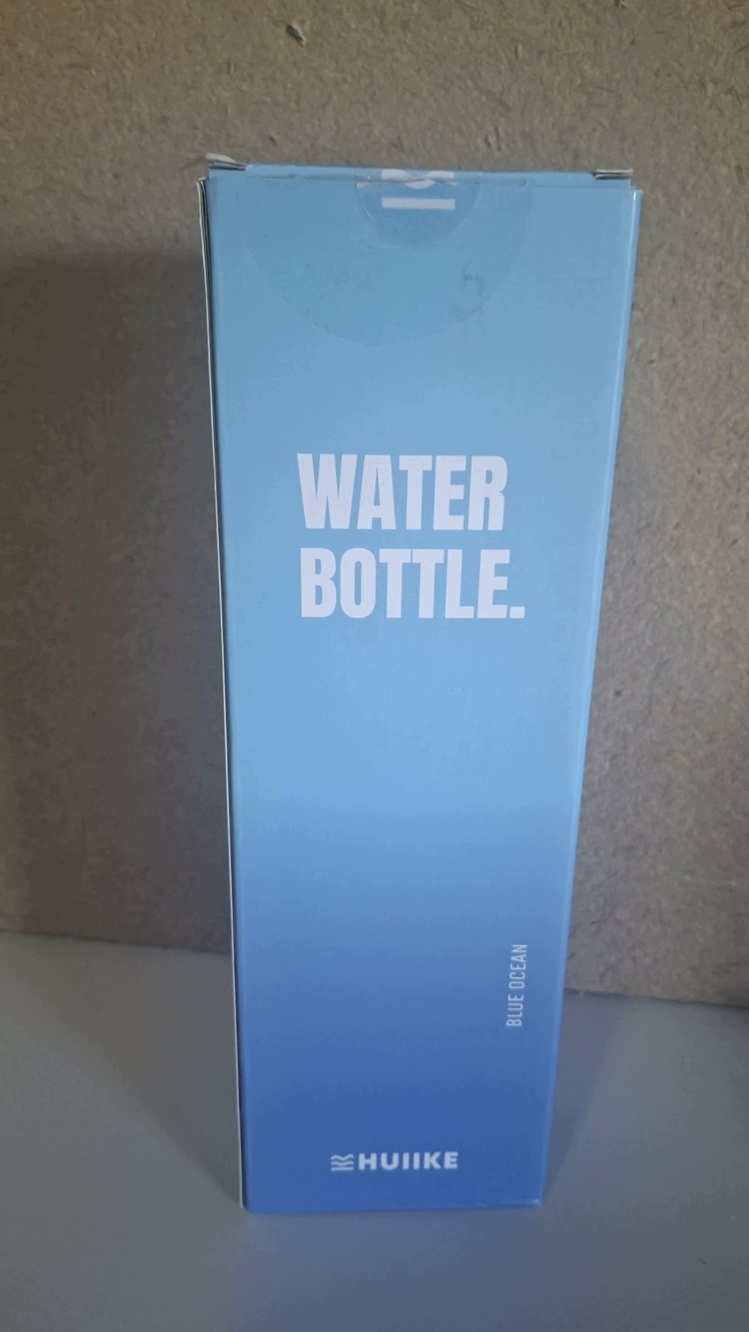 HUIIKE Butelka na wodę 750 ml stal nierdzewna 3 korki niebieska — zdjęcie 5