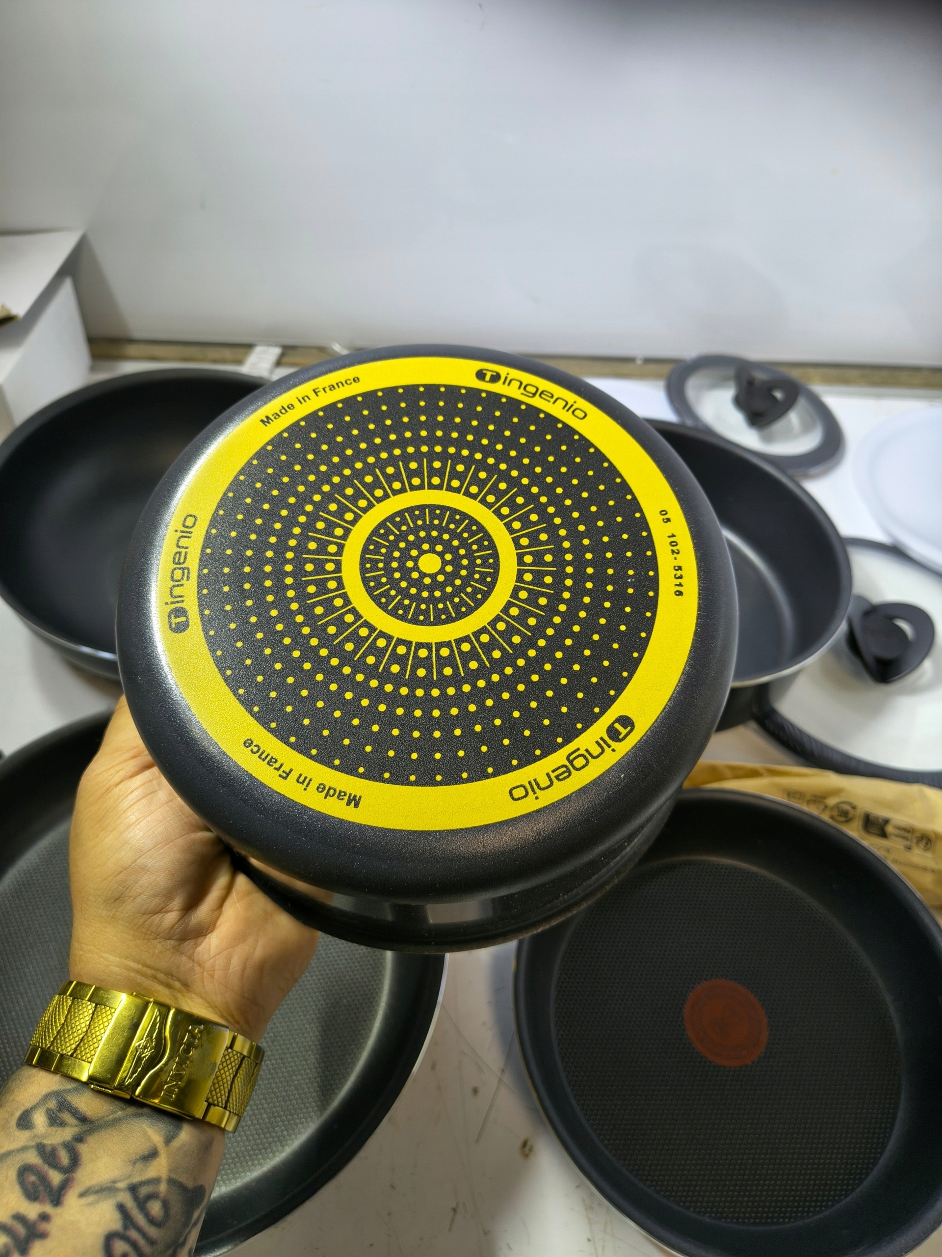 Tefal Ingenio Easy On L15992 Zestaw Garnków Patelni 13 el. Indukcja — zdjęcie 4