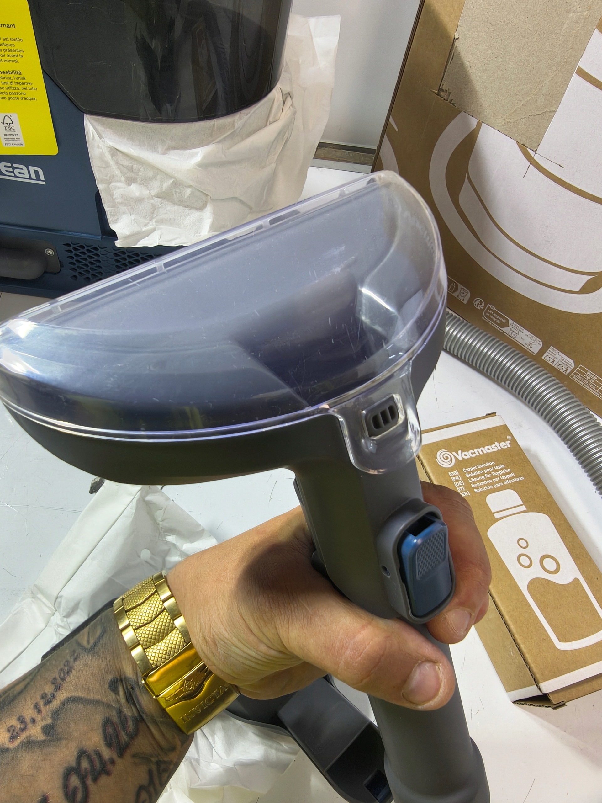 Vacmaster EasyClean Odkurzacz piorący do tapicerki dywanów 800W — zdjęcie 8