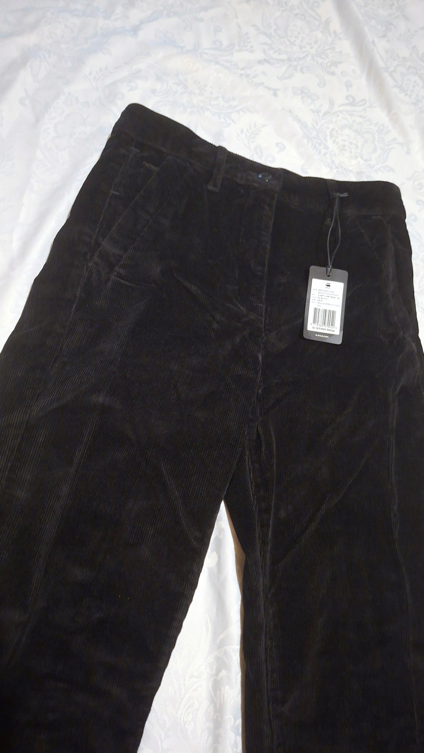 G-Star RAW damskie spodnie chino skinny ze sztruksu 25/32 — zdjęcie 4