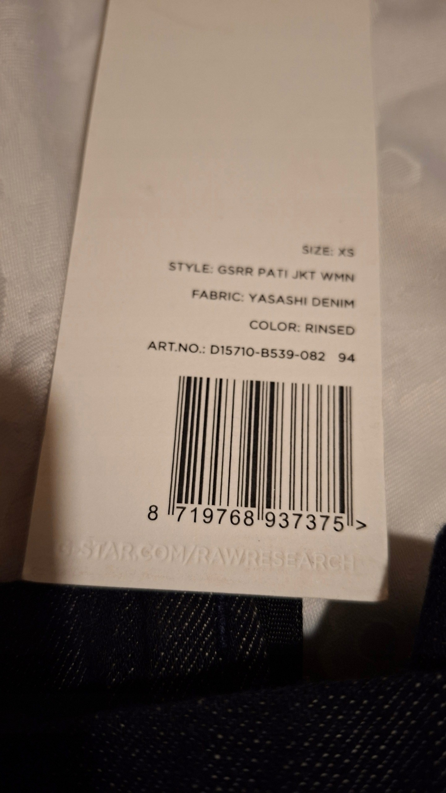 G-Star RAW kurtka jeansowa GSRR PATH JKT W/MN — zdjęcie 3