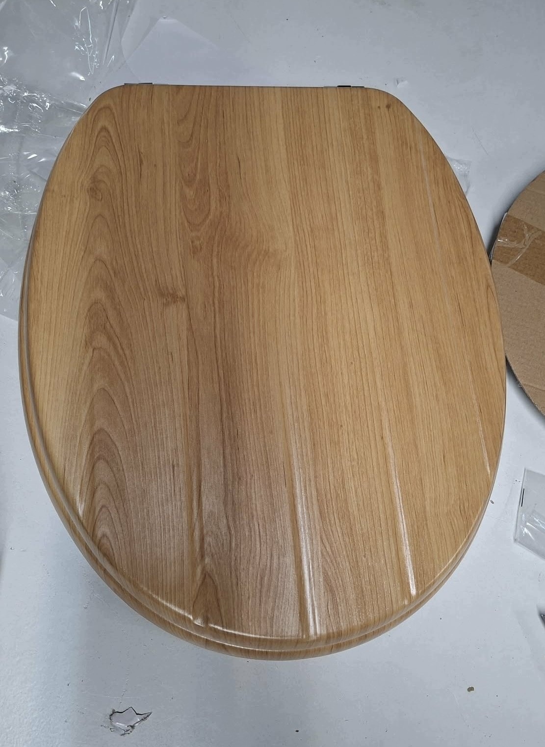 Croydex Tramonti deska sedesowa WC dąb Flexi-Fix wolnoopadająca — zdjęcie 5