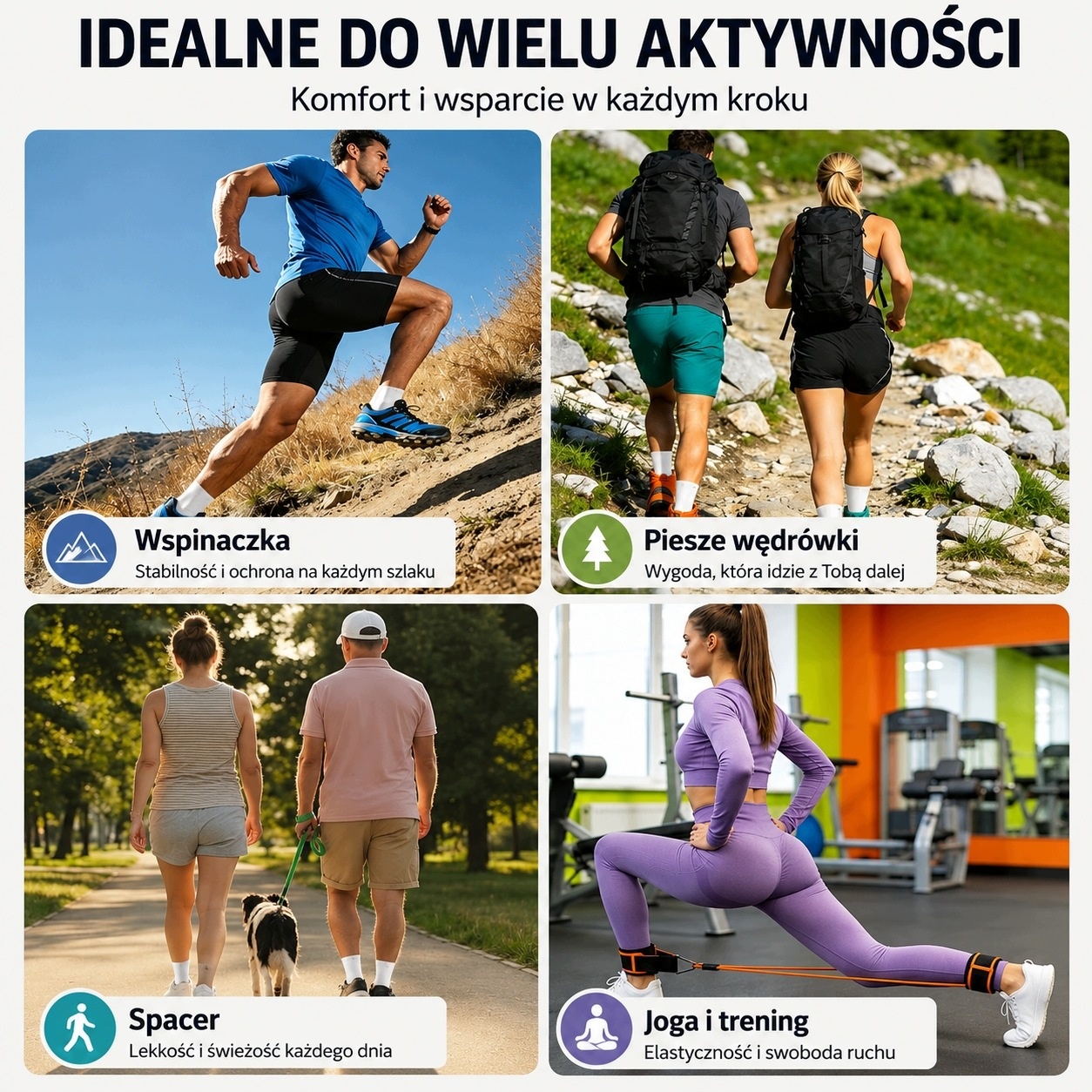 Skarpetki stopki unisex białe oddychające 3 pary roz. L 43-46 — zdjęcie 6
