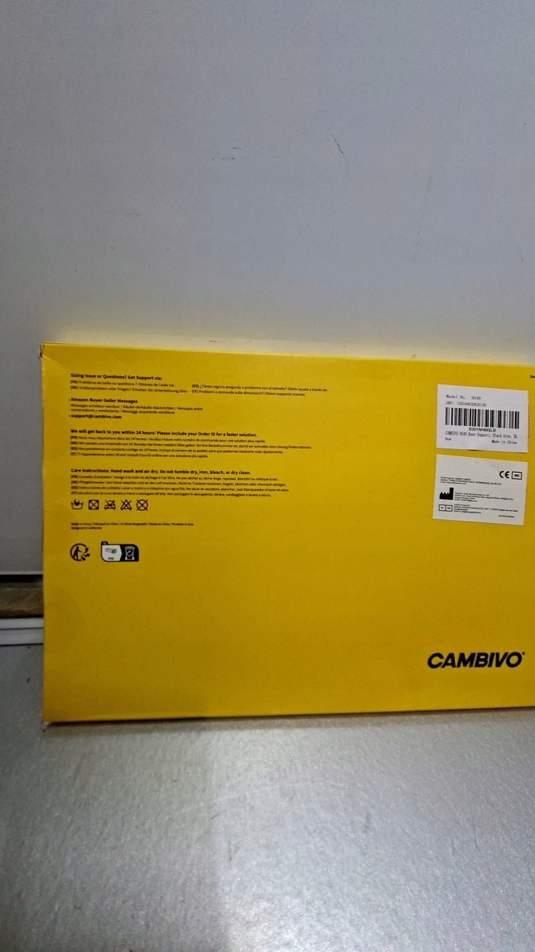 CAMBIVO stabilizator kolana NS40 XL — zdjęcie 4