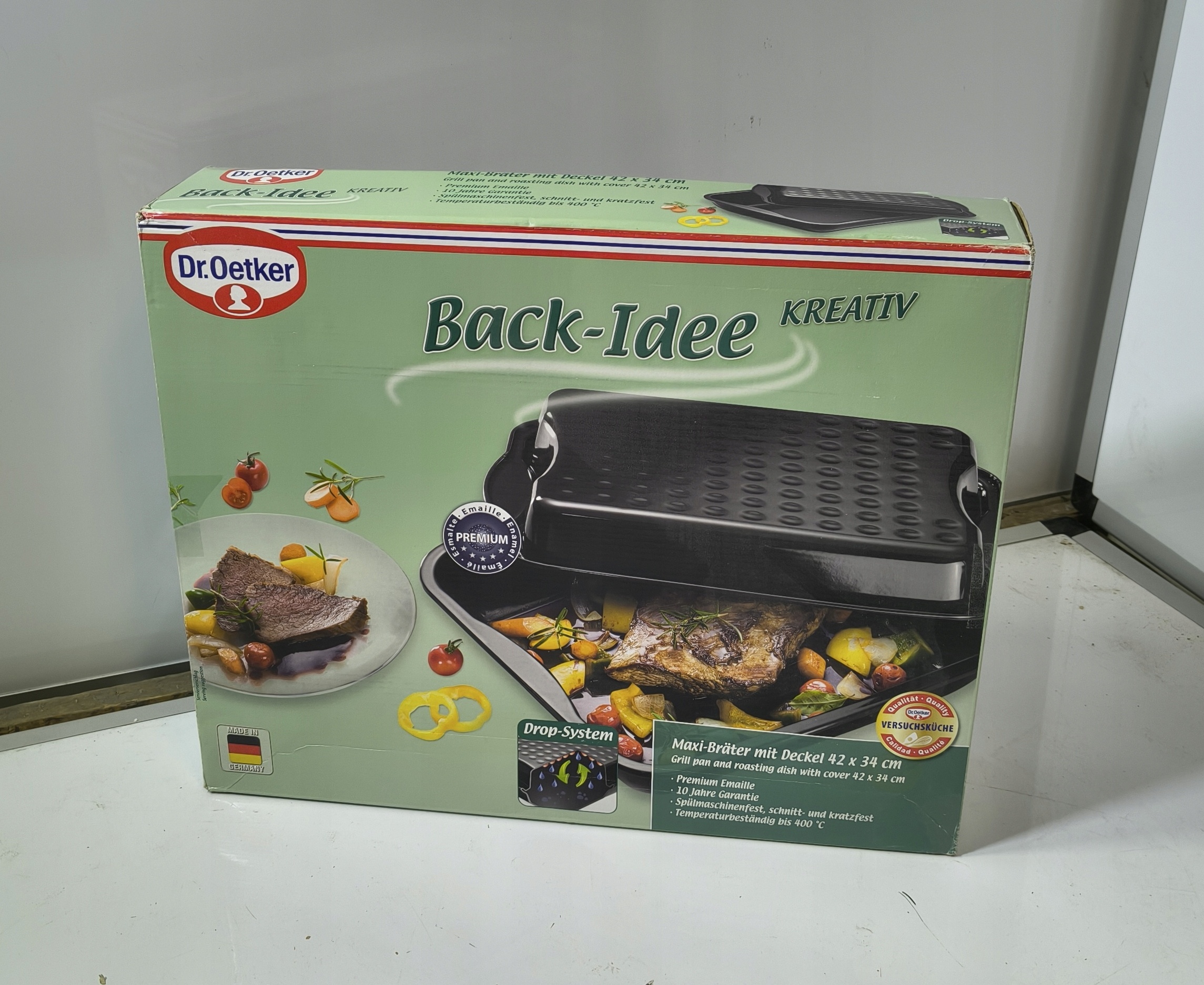 Dr. Oetker brytfanna XXL 40x34 cm z pokrywą piekarnikowa — zdjęcie 3