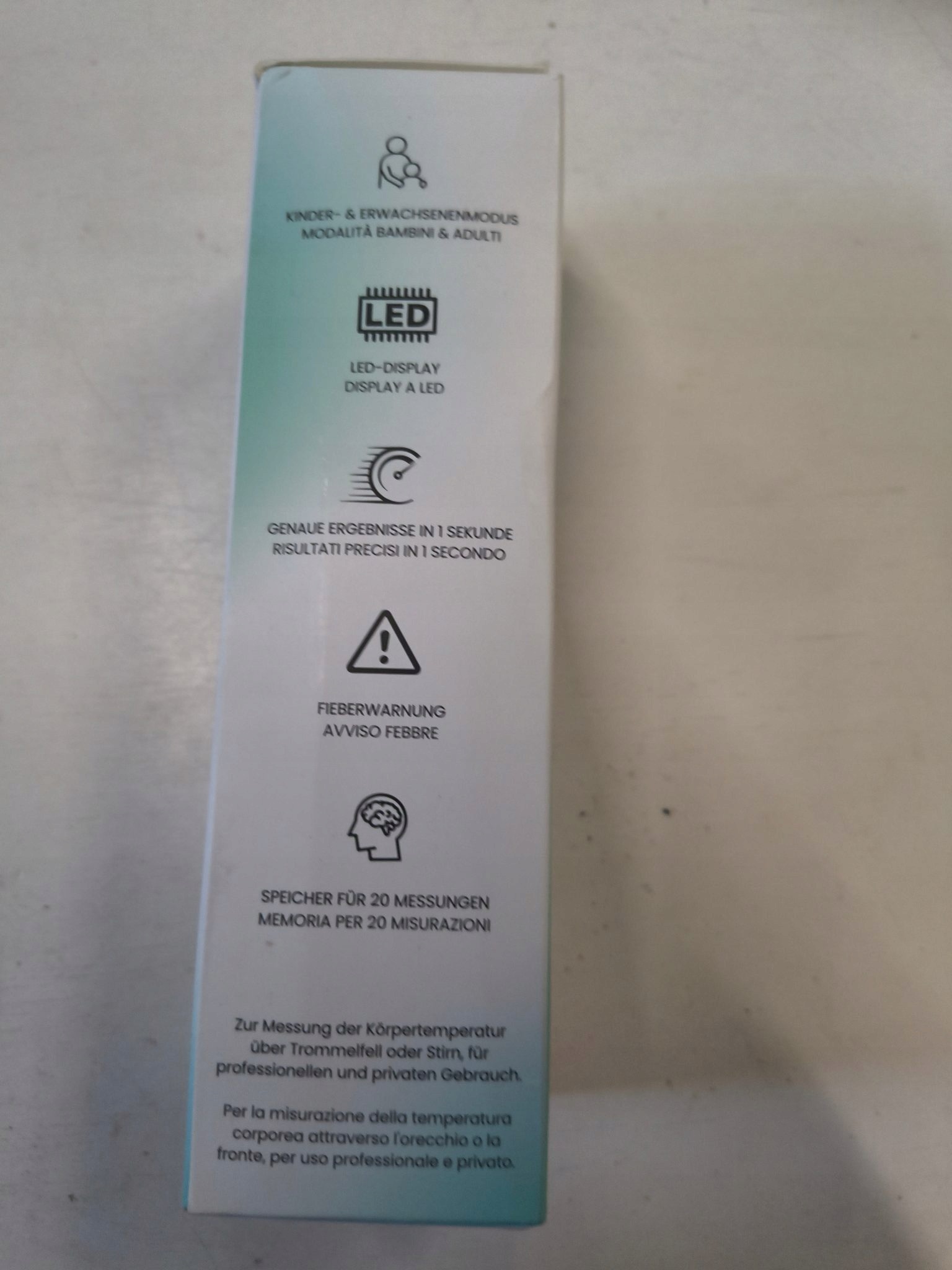 HIMMELSHAUCH MEDICAL termometr bezdotykowy JPD-FR301 1 s — zdjęcie 7