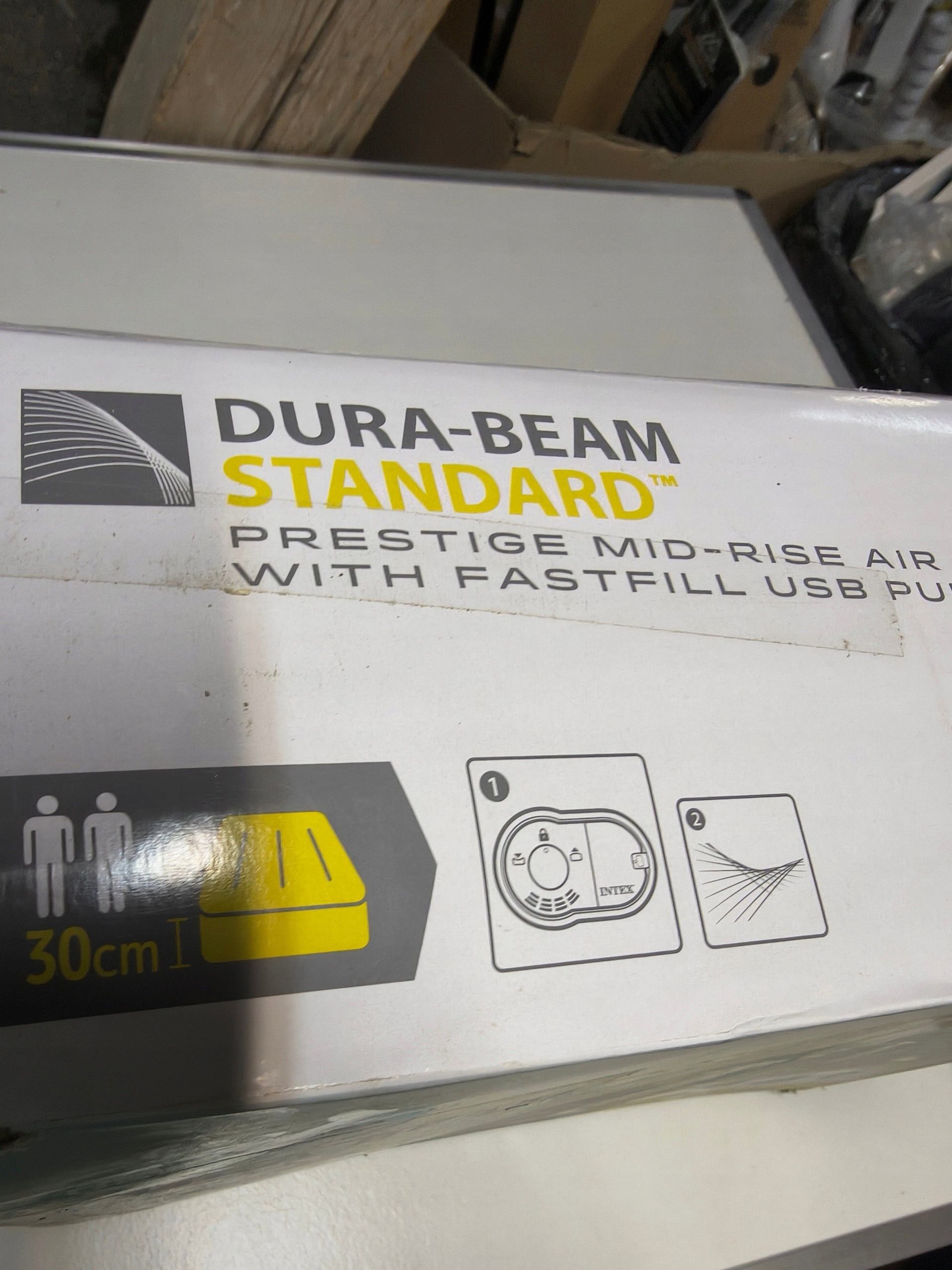Tytuł Allegro Materac Dmuchany Intex Dura-Beam Standard 152x203x30 cm — zdjęcie 6