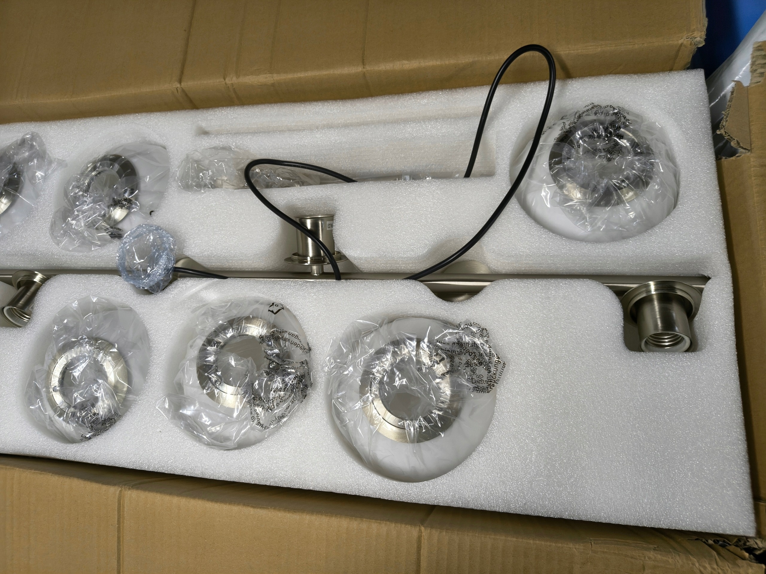 Lampa sufitowa KCO 6x G9 LED złota nowoczesna regulowana 6-punktowa — zdjęcie 3