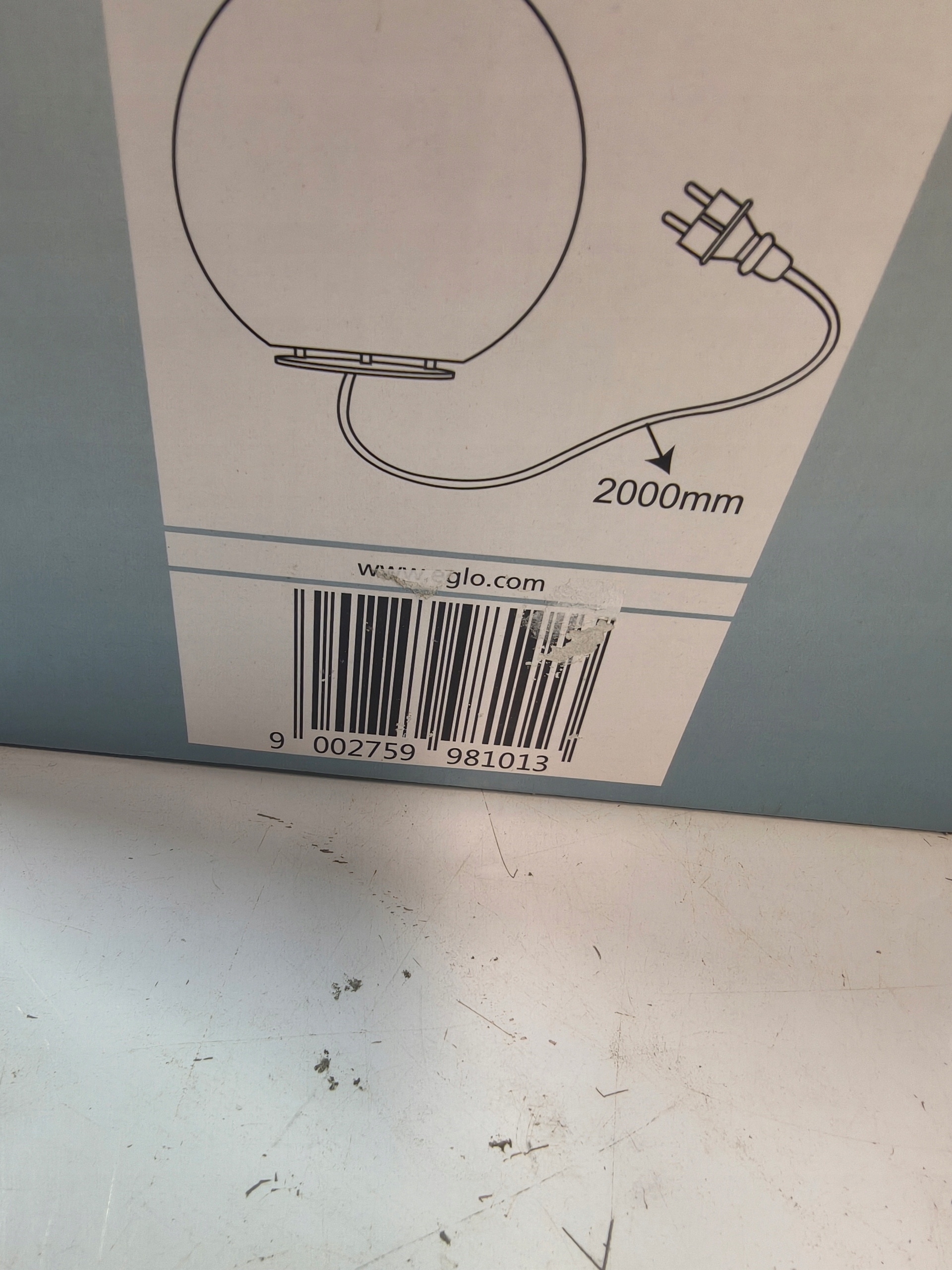EGLO Monterolo lampa ogrodowa kula 30 cm E27 IP65 2 m z żarówką philips — zdjęcie 5