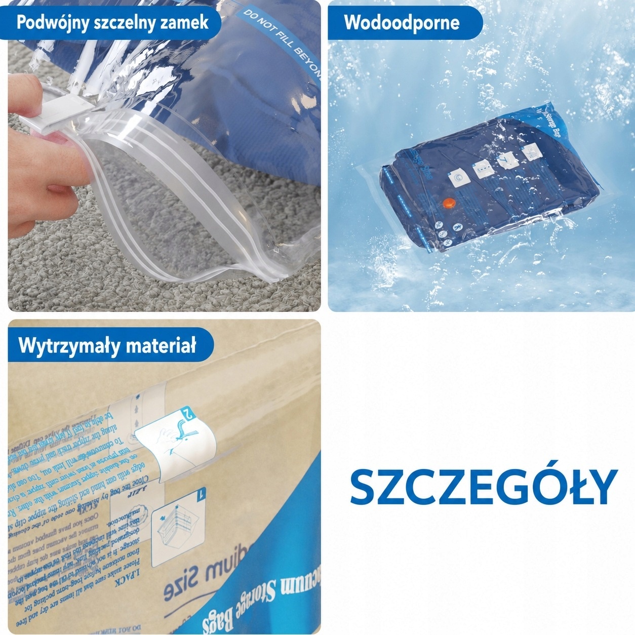 MEIQIHOME Worki do przechowywania próżniowego — zdjęcie 7