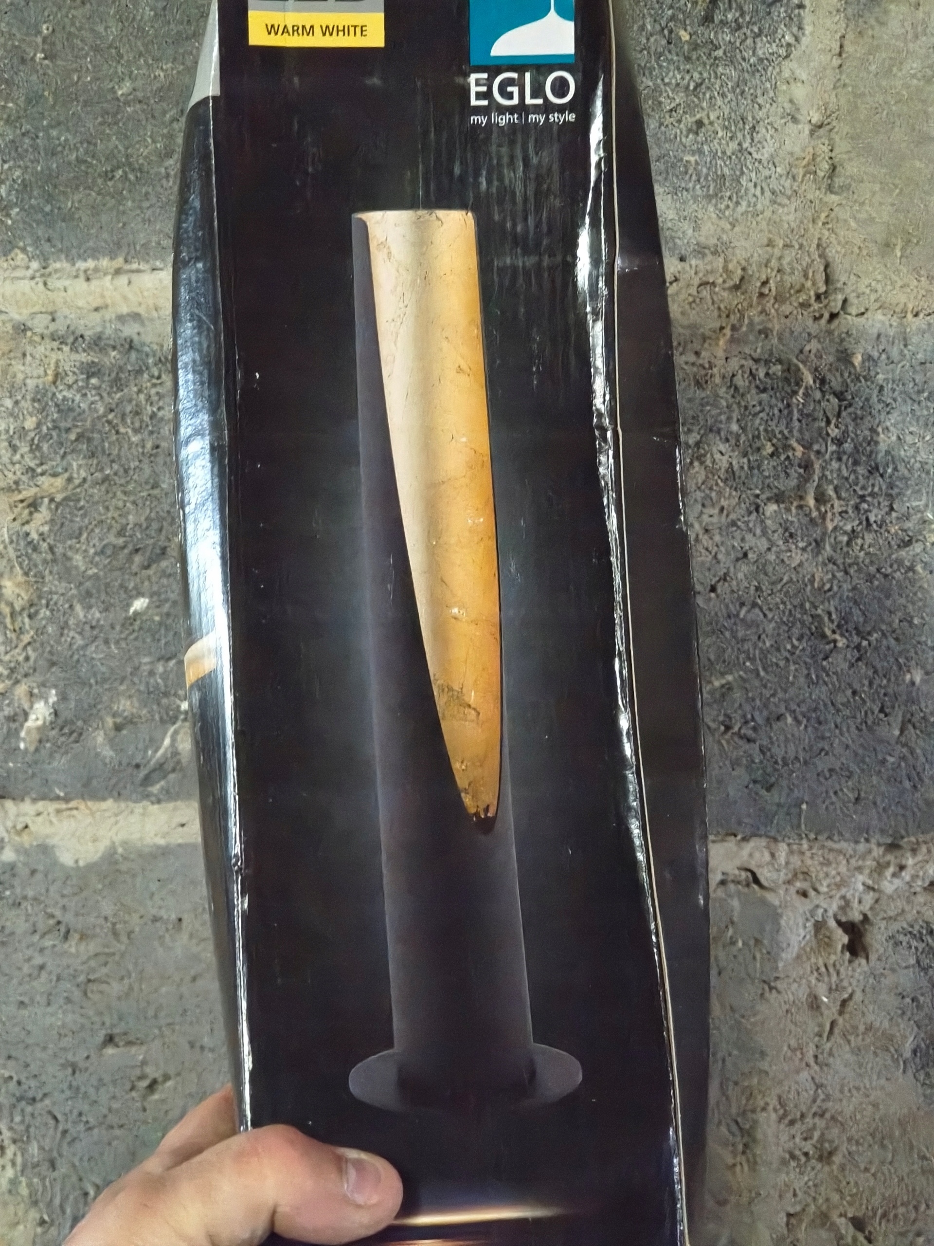 Lampa stołowa LED EGLO BARBOTTO czarna złote wnętrze 395mm 345lm — zdjęcie 5