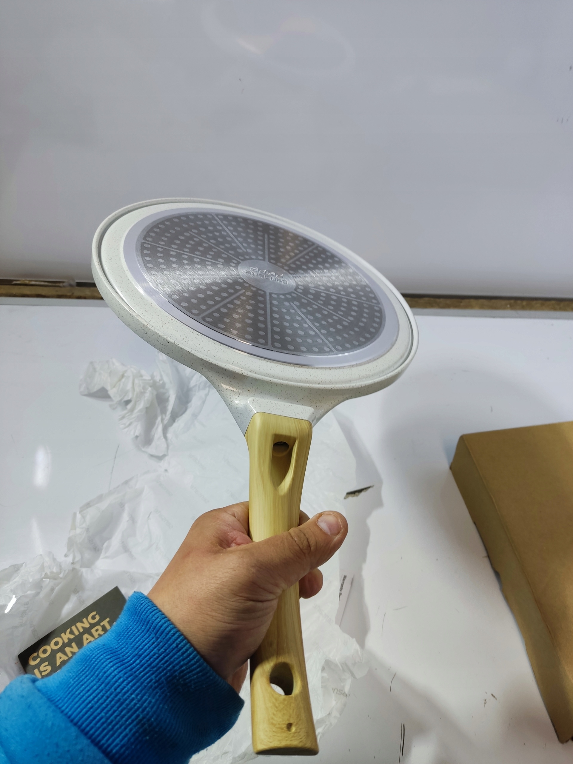 patelnia do naleśników sensarte 26 cm indukcja gazówka non stick — zdjęcie 11