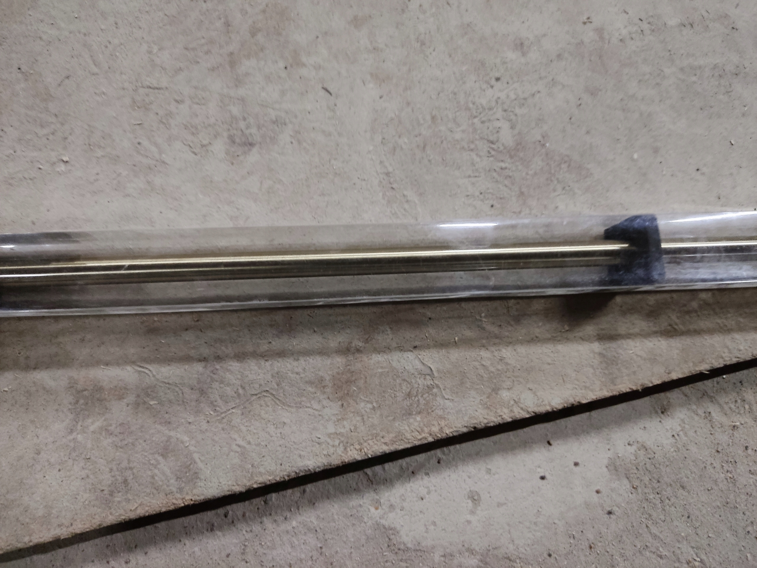 Mercury Drążek rozporowy do zasłon karnisza 120-210 cm regulowany ZŁOTY — zdjęcie 7
