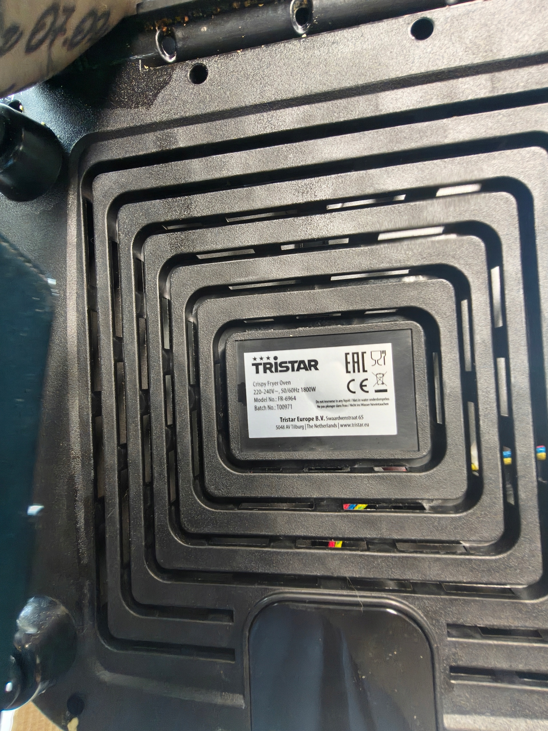 Frytkownica beztłuszczowa Tristar FR-6964 1800 W 10 l — zdjęcie 5