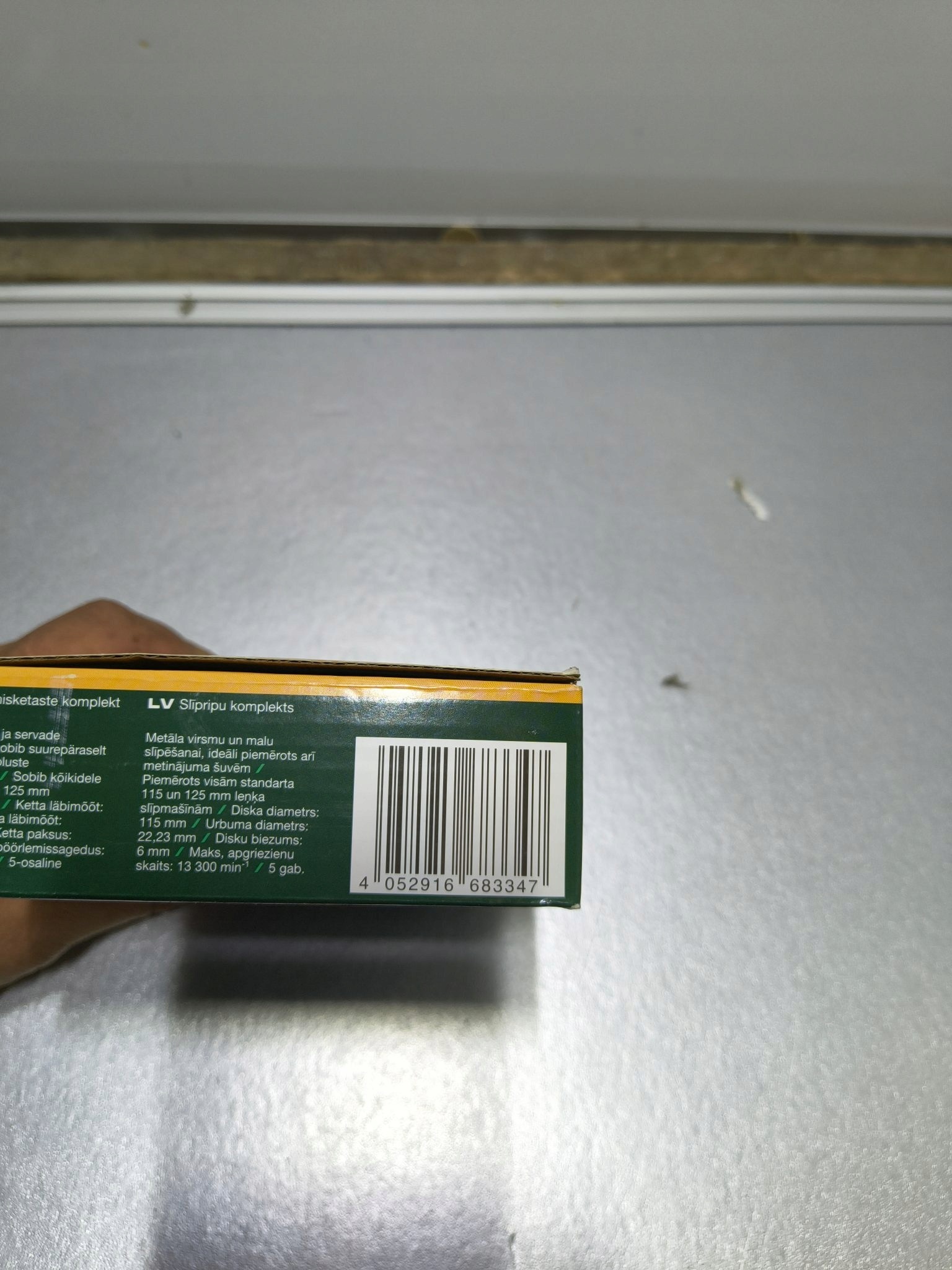 PARKSIDE zestaw tarcz szlifierskich do metalu 115 mm 5 szt. — zdjęcie 4