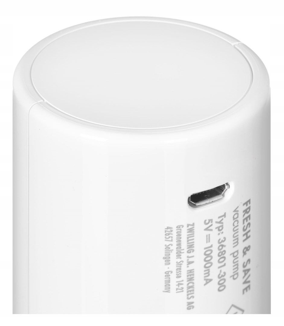 ZWILLING Fresh & Save pompka próżniowa elektryczna 5W 36801-300 biała — zdjęcie 4