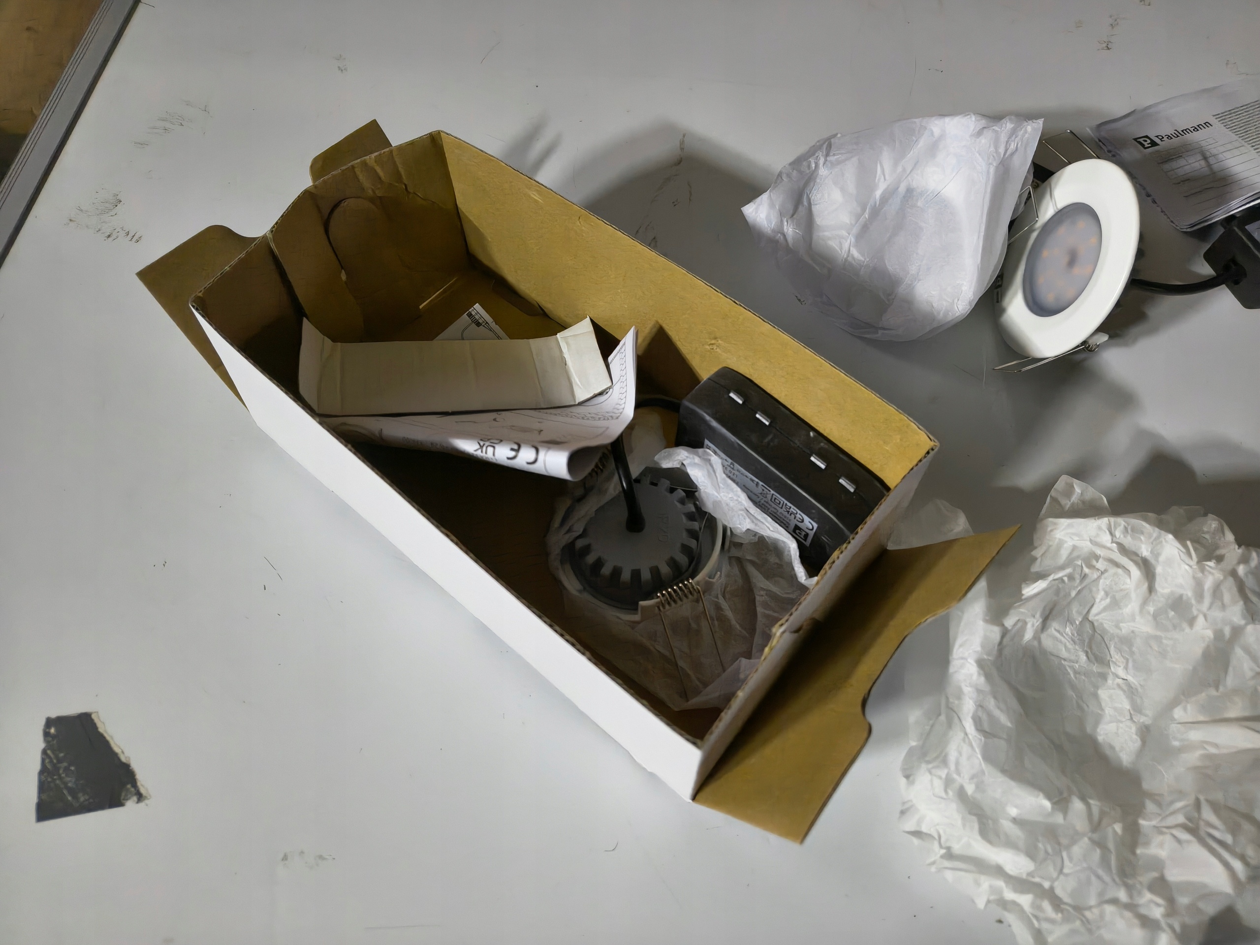 Paulmann Nova LED Set 3x470lm 6W IP44 2700K oczka sufitowe czarne dimmable — zdjęcie 4