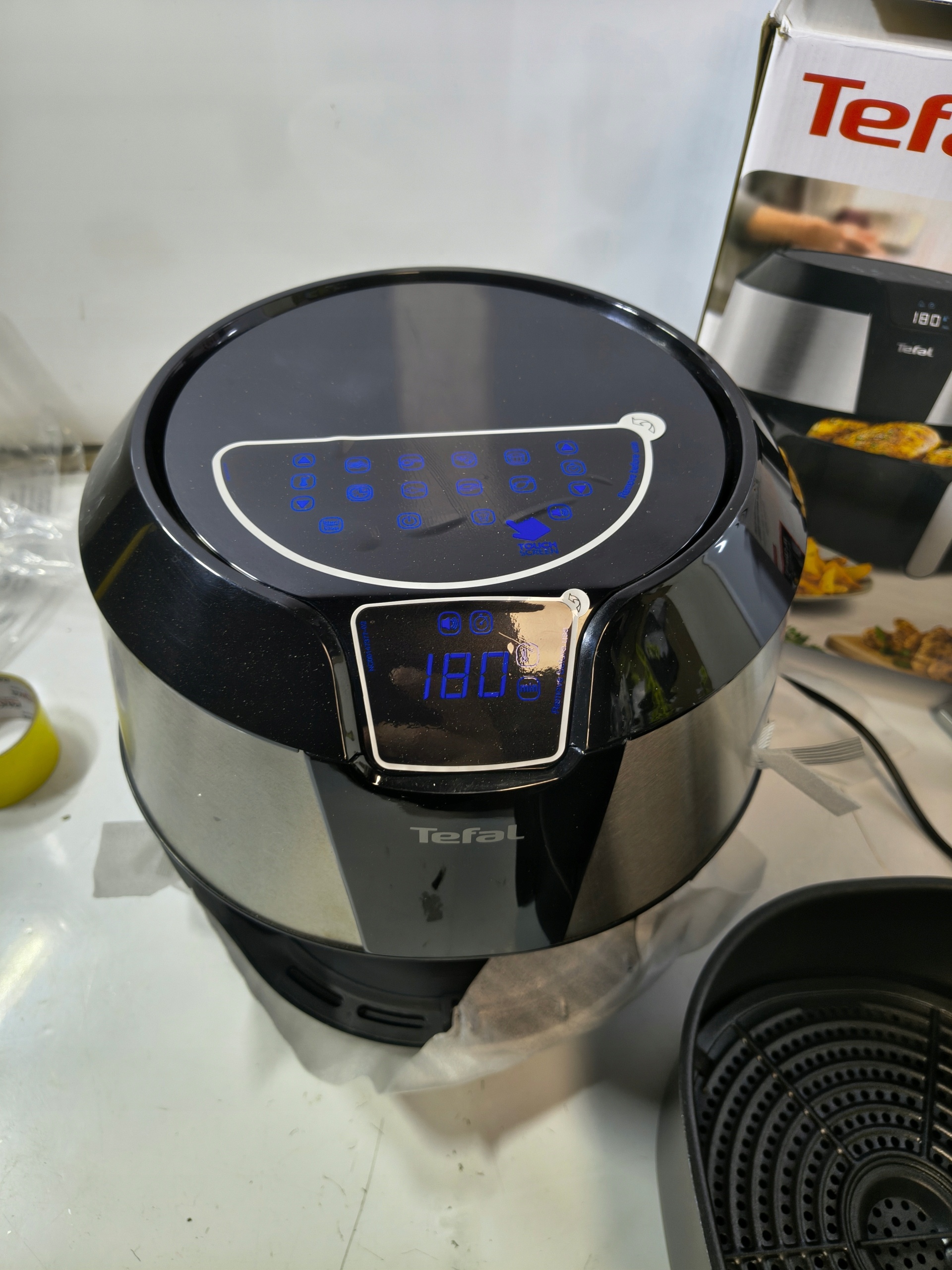 Tefal Easy Fry XXL EY701D15 Air Fryer Frytkownica Beztłuszczowa XXL 1850W — zdjęcie 4