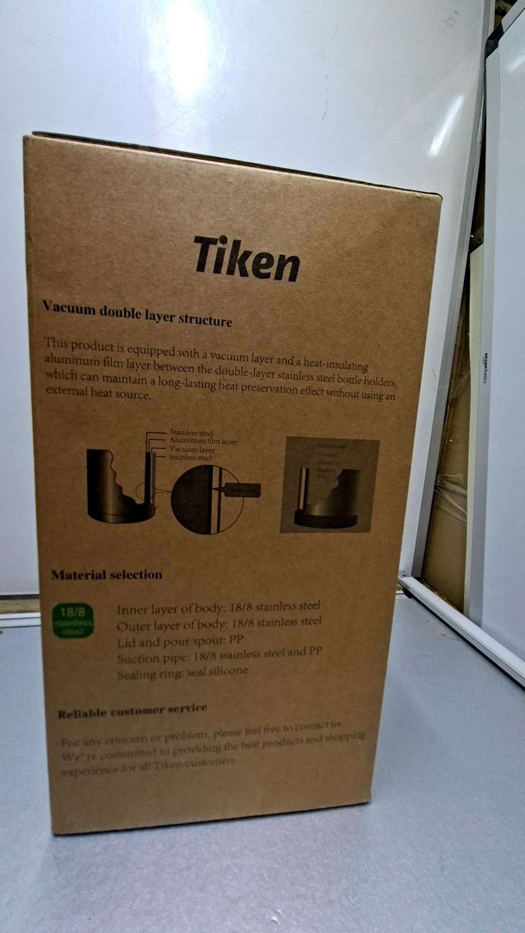 Tiken termos próżniowy z pompką typu airpot 4 l / 135 oz l — zdjęcie 5