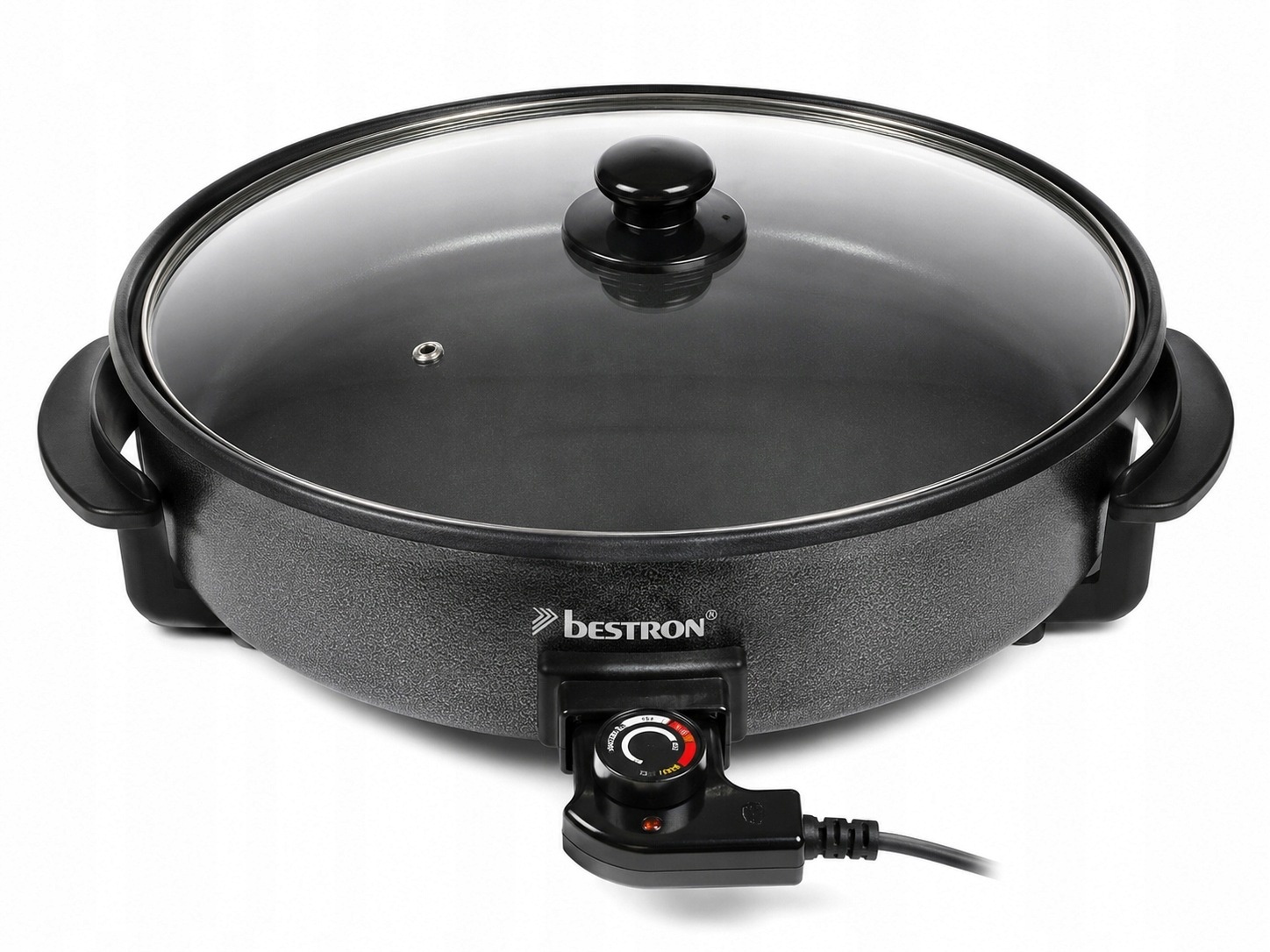 Patelnia Elektryczna Bestron AHP1800Z XL 40 cm 1500W z Pokrywą Szklaną EAN — zdjęcie 2