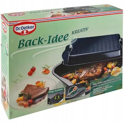 Dr. Oetker brytfanna XXL 40x34 cm z pokrywą piekarnikowa — zdjęcie 2