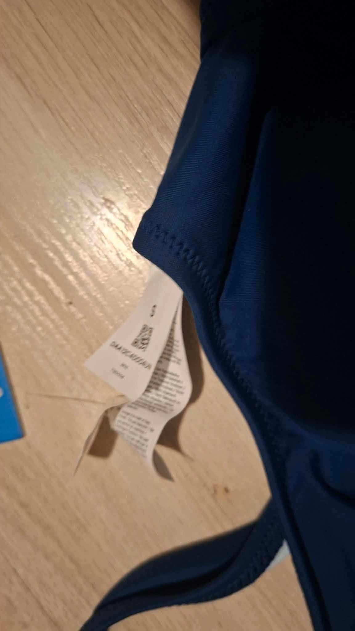 CUPSHE Dwuczęściowy Strój Kąpielowy Damski Bikini Granatowy Kwiaty Rozm. S — zdjęcie 6