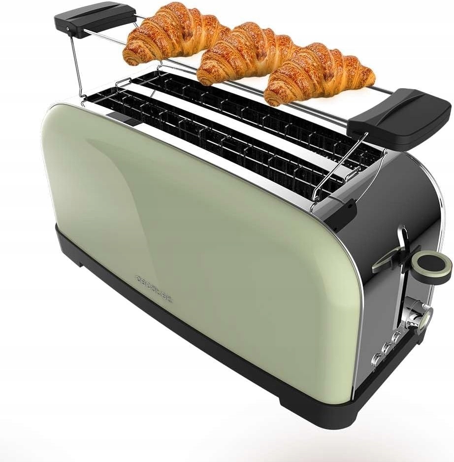 Toster Cecotec Toast&Taste 1500 Green 1500W 4 Tosty Retro Zielony — zdjęcie 2