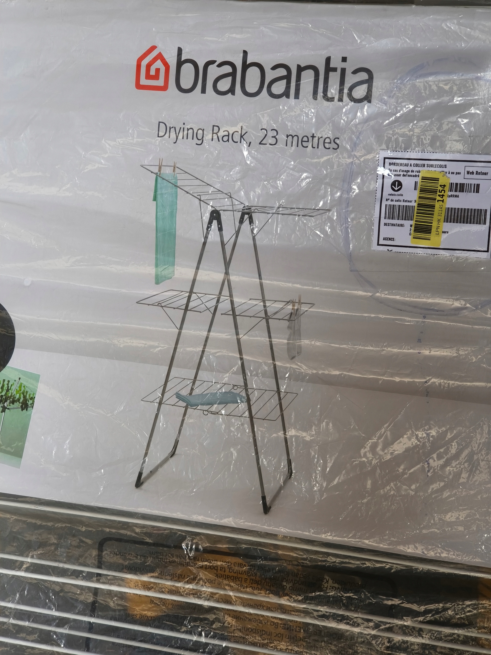 Suszarka wolnostojąca pionowa Brabantia 67-67 cm — zdjęcie 3