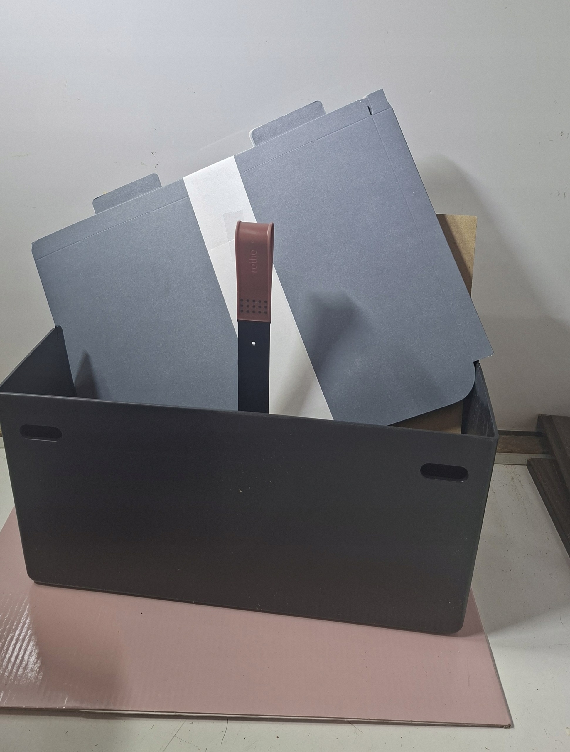 Organizer na dokumenty Rotho My Paper Plus czarny teczki segregator — zdjęcie 4