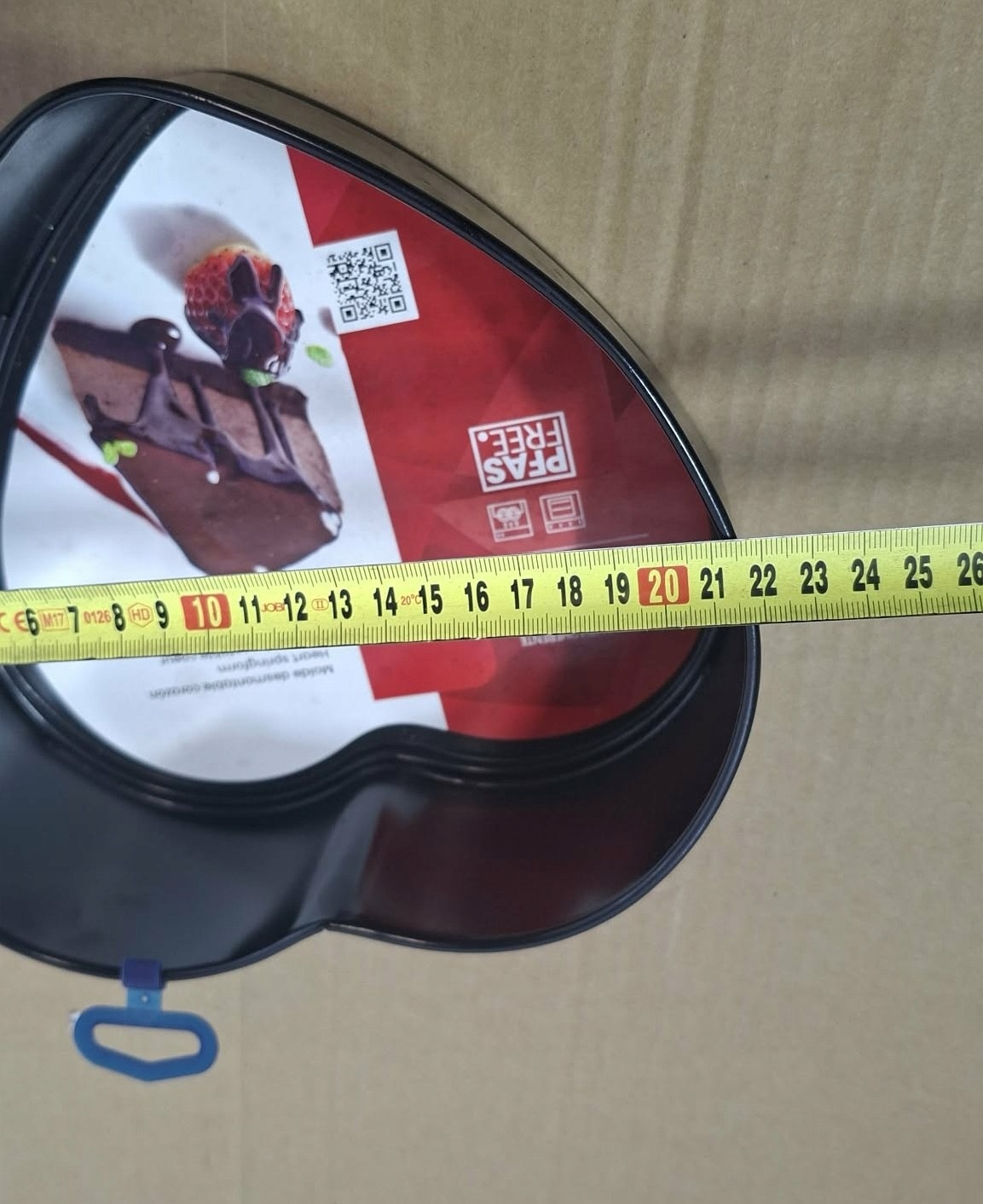 IBILI Forma do ciasta serce 22 cm tortownica PFAS Free rozpinana — zdjęcie 9
