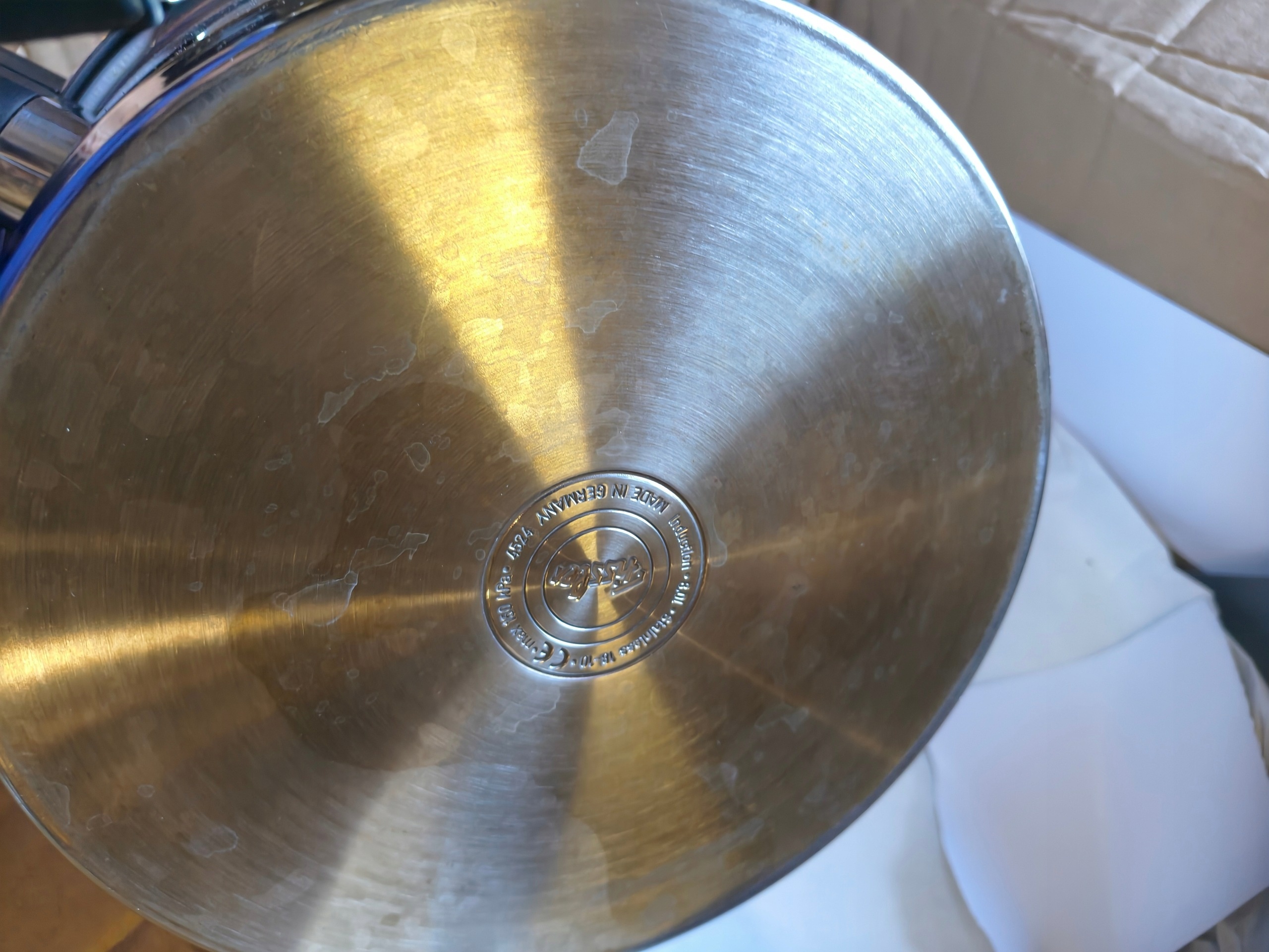 Fissler szybkowar 6 l garnek ciśnieniowy indukcja stal 18/10 Germany — zdjęcie 7