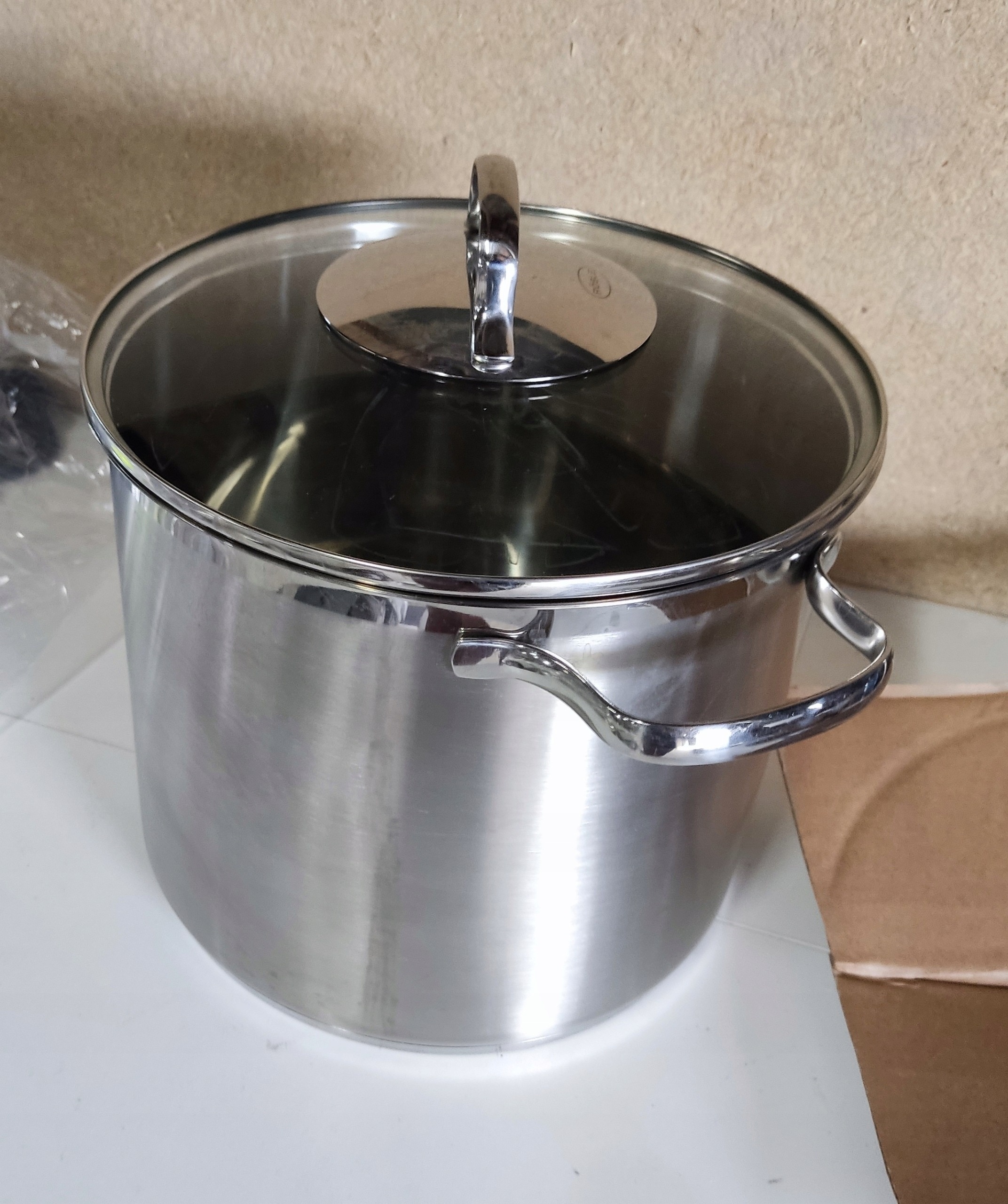 RÖSLE Elegance garnek 8 L 24 cm stal 18/10 pokrywka indukcja — zdjęcie 6