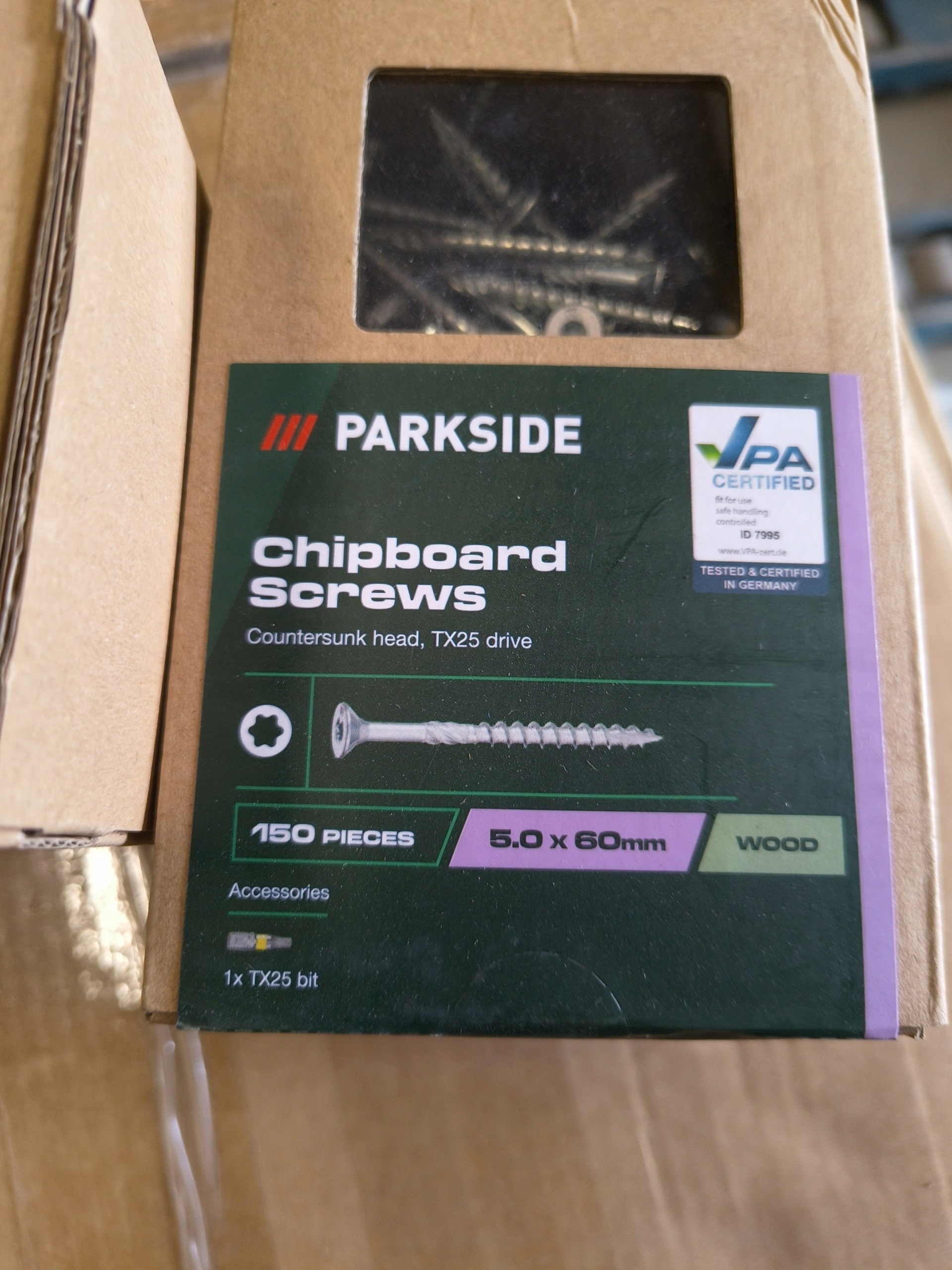 Parkside wkręty do płyt wiórowych 5,0 x 60 mm 5.000 — zdjęcie 4