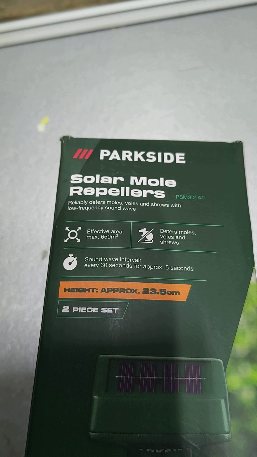 Parkside solarny odstraszacz kretów PSMS 2 A1 650 m² — zdjęcie 8