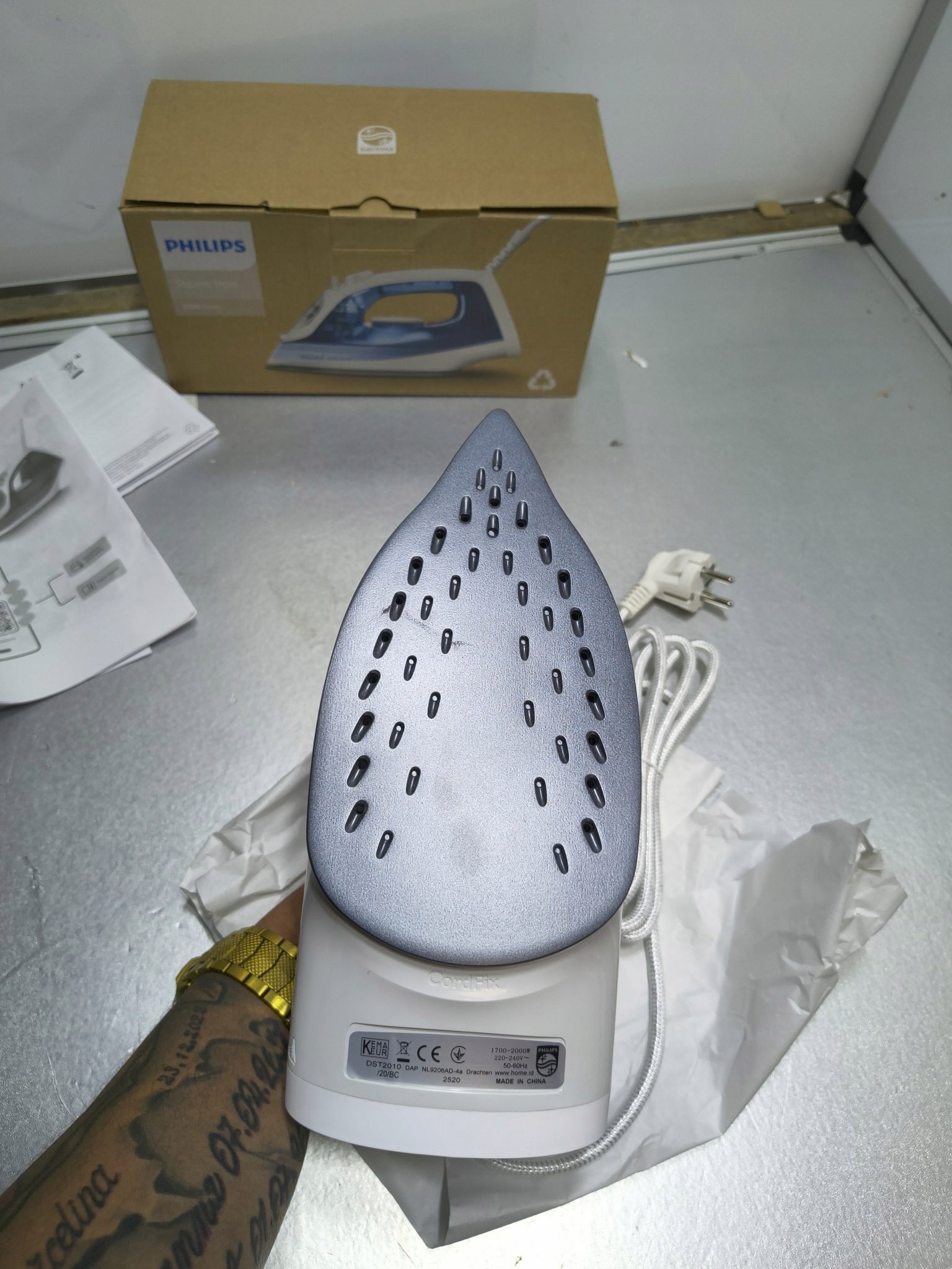 Philips żelazko parowe DST2010/20 2000 W 250 ml — zdjęcie 6