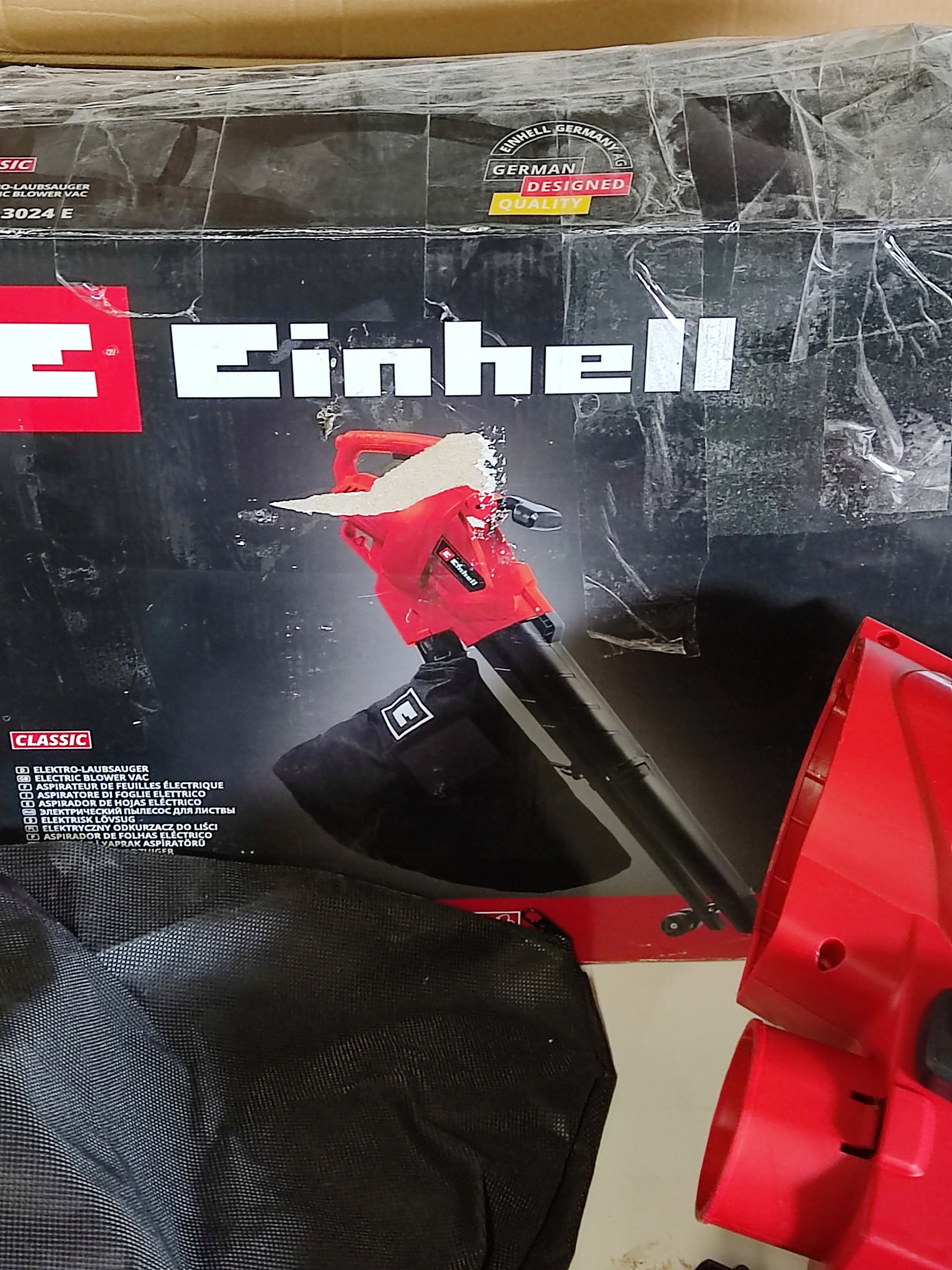 Odkurzacz dmuchawa do liści Einhell GC-EL 3024 E 3000W — zdjęcie 6