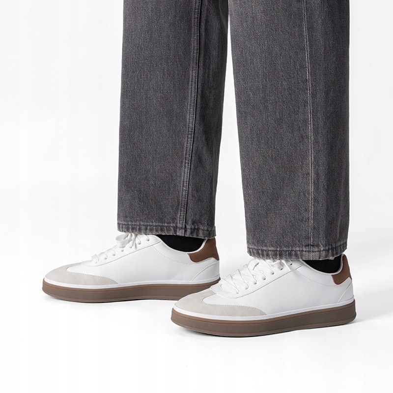 BRUNO MARC buty męskie sneakersy białe casual rozmiar 46 — zdjęcie 6