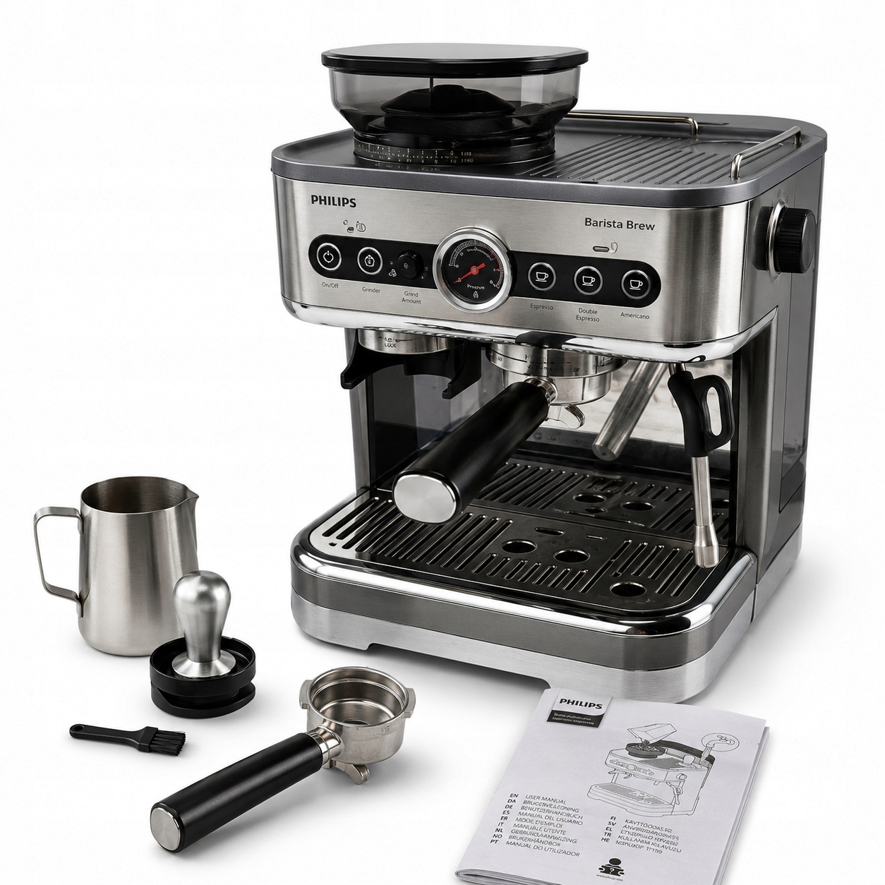 Philips Barista Brew półautomatyczny ekspres kolbowy do kawy z młynkiem — zdjęcie 2