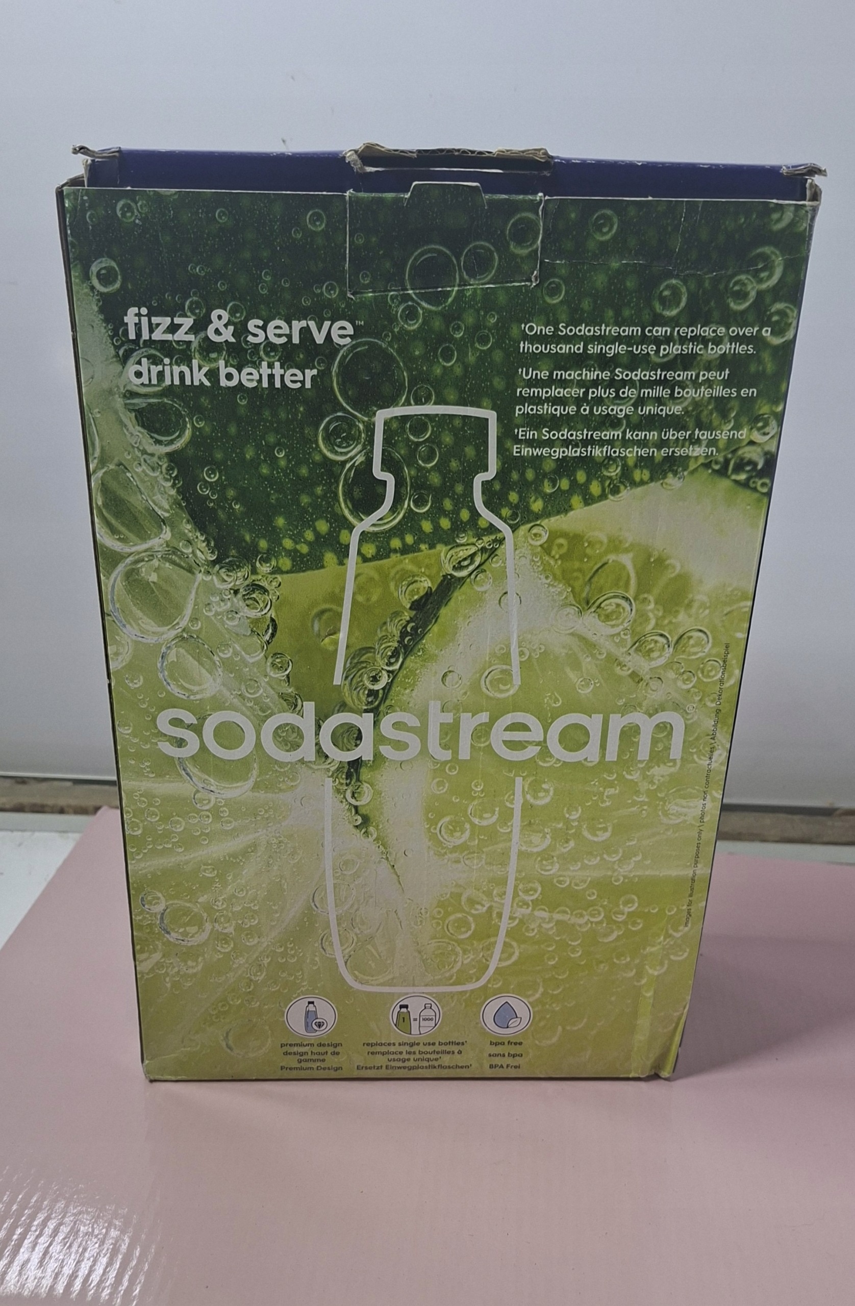 2x SodaStream DUO szklana butelka karafka 1 l do DUO i E-DUO — zdjęcie 9