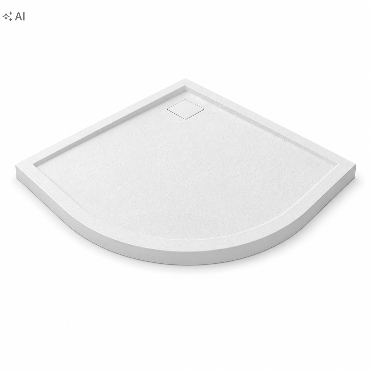 EMKE ST brodzik prysznicowy 90x90 cm niski biały 5 cm SMC — zdjęcie 2