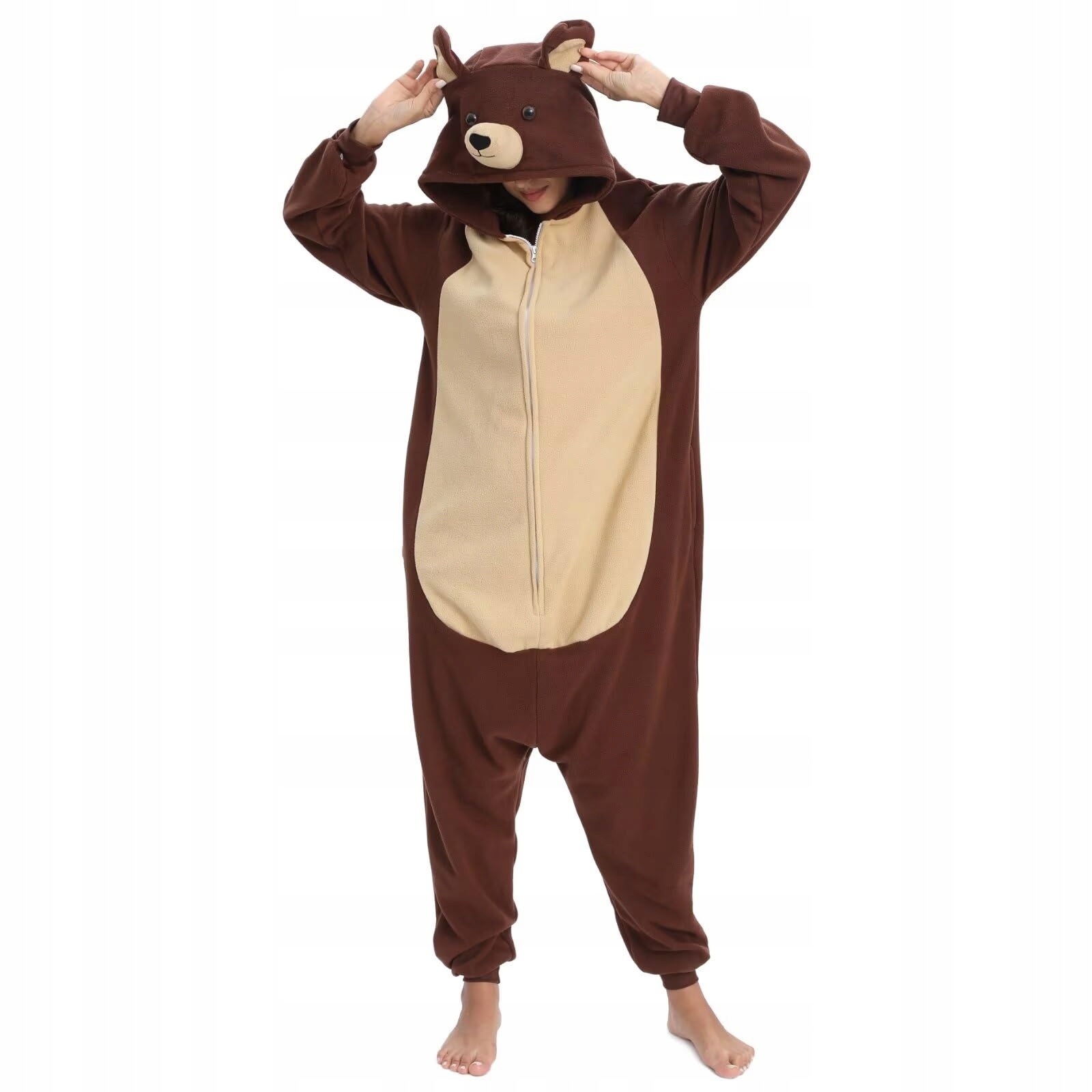 Kigurumi Miś Onesie Piżama Kombinezon Pajac Bear Kostium Unisex — zdjęcie 5