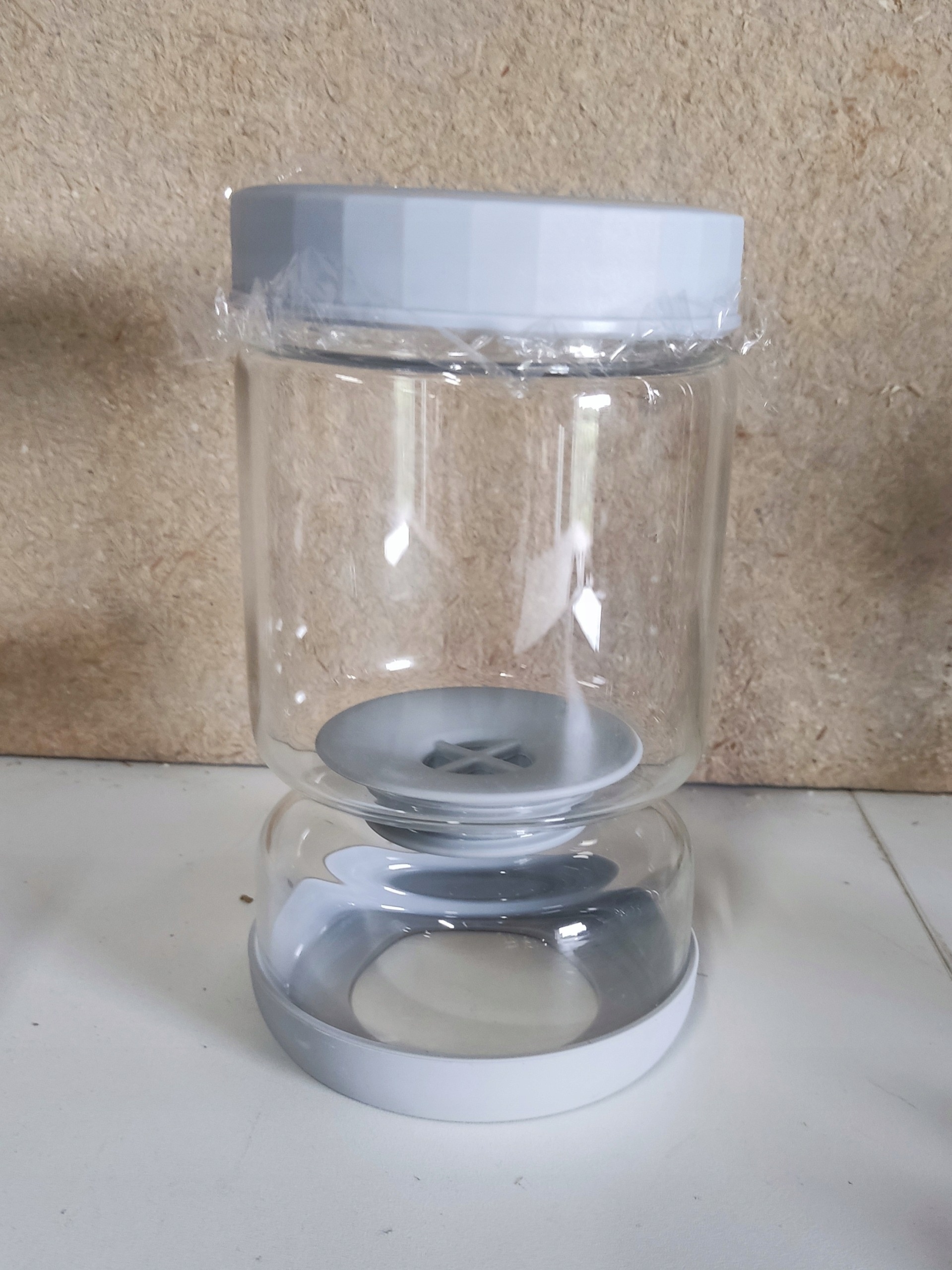Westmark słoik do odcedzania 900 ml szkło borokrzemowe 2-komorowy — zdjęcie 3