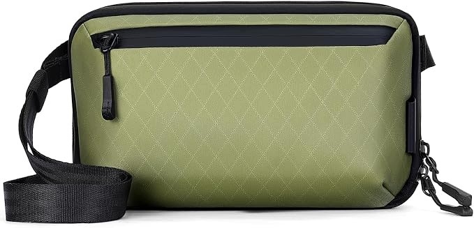 SIMTOP Torba na ramię saszetka organizer zielona 24x16 cm khaki — zdjęcie 2