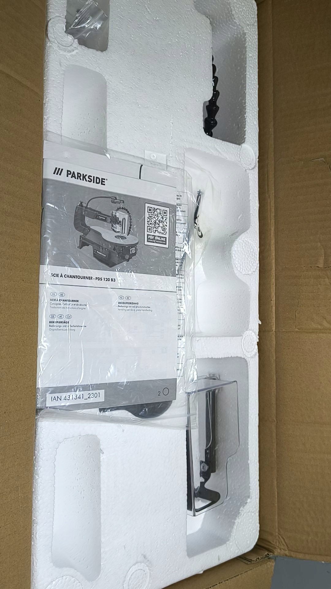 Parkside wyrzynarka włosowa stołowa PDS 120 B3 134 mm x 50 mm 120 W — zdjęcie 8